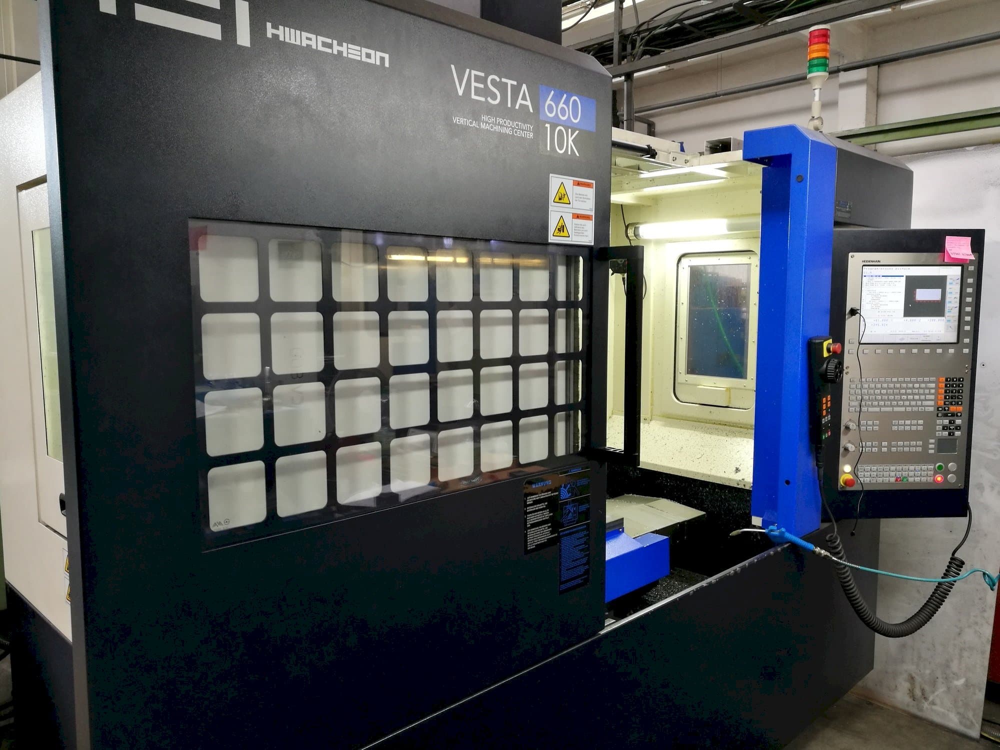 Front view of HWACHEON Vesta-600  machine