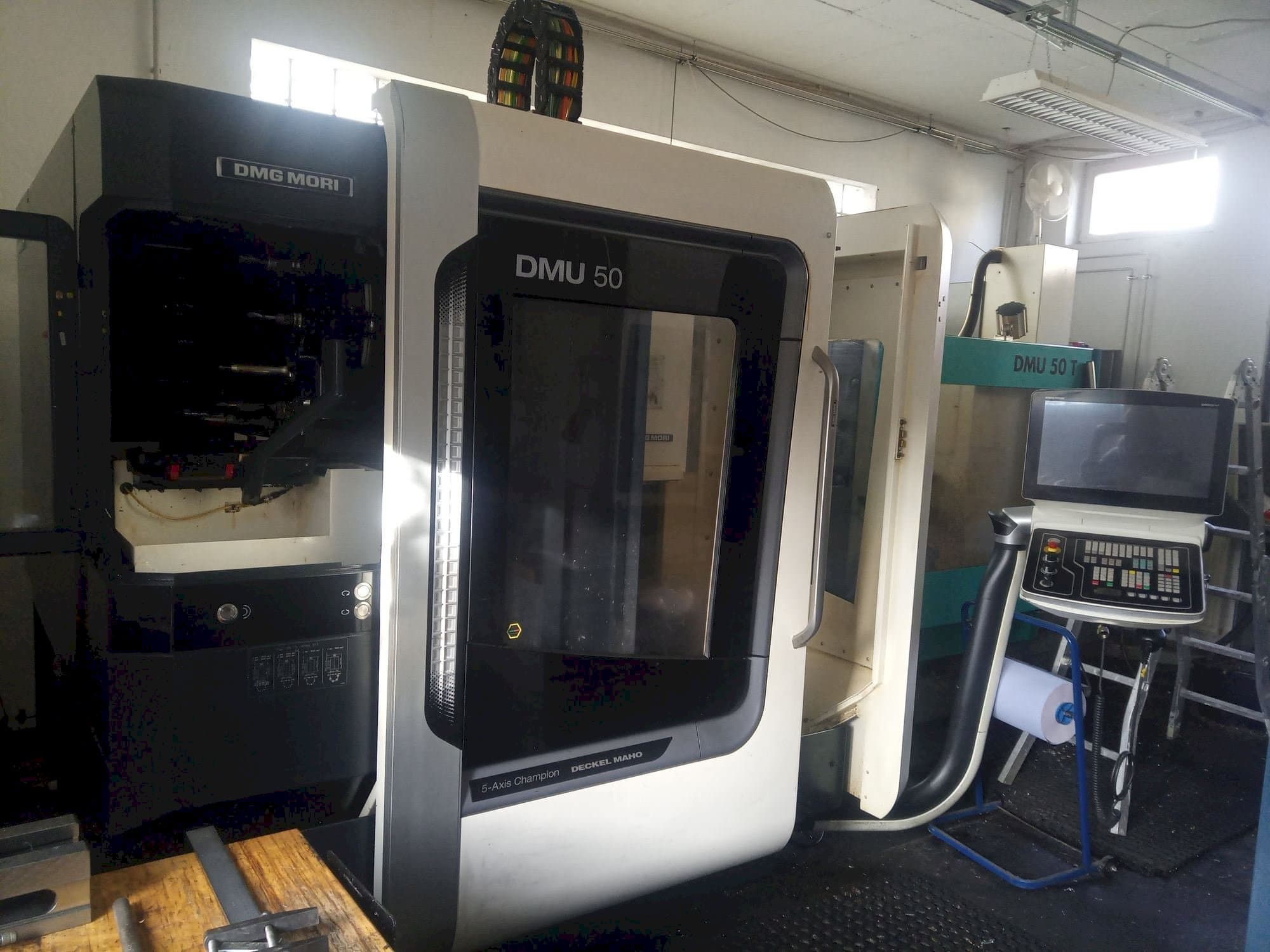 Front view of DMG MORI DMU 50  machine