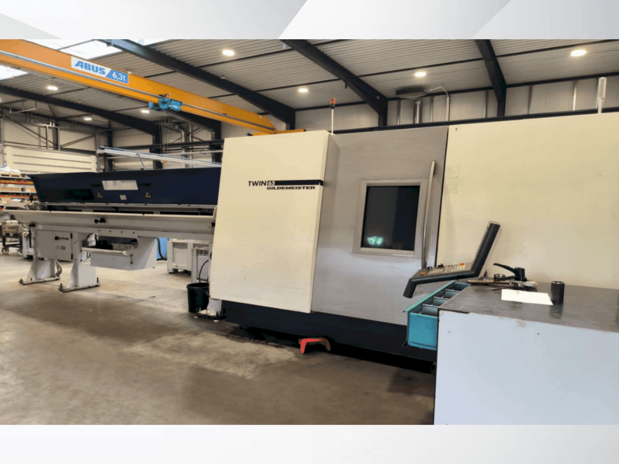 Front view of DMG Gildemeister Twin 65  machine