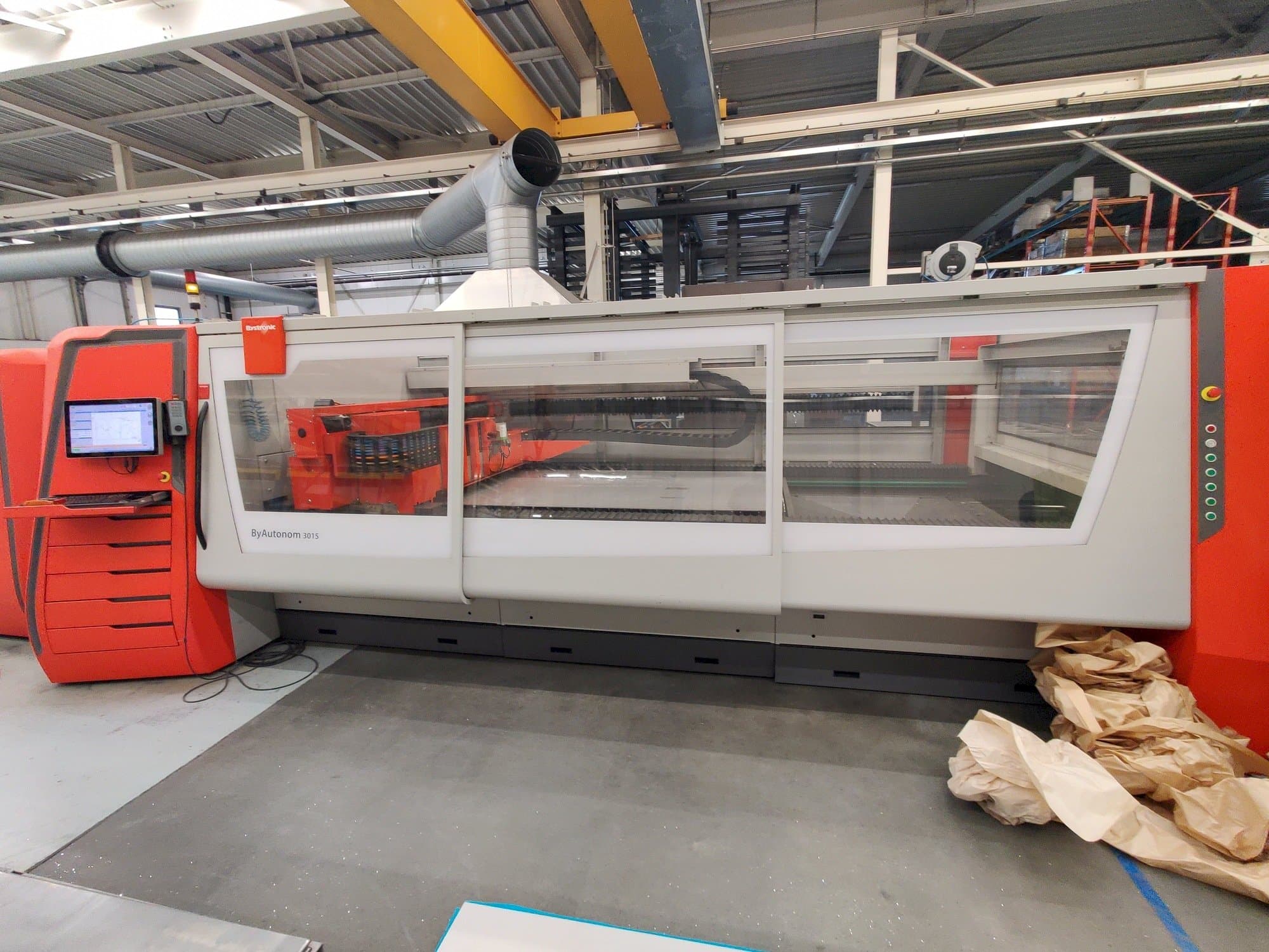 Front view of Bystronic Autonom 3015 6kW CO2  machine