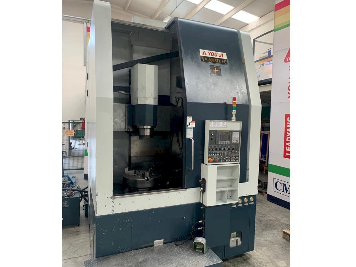 Front view of YOU JI Yv 600ATC+C  machine