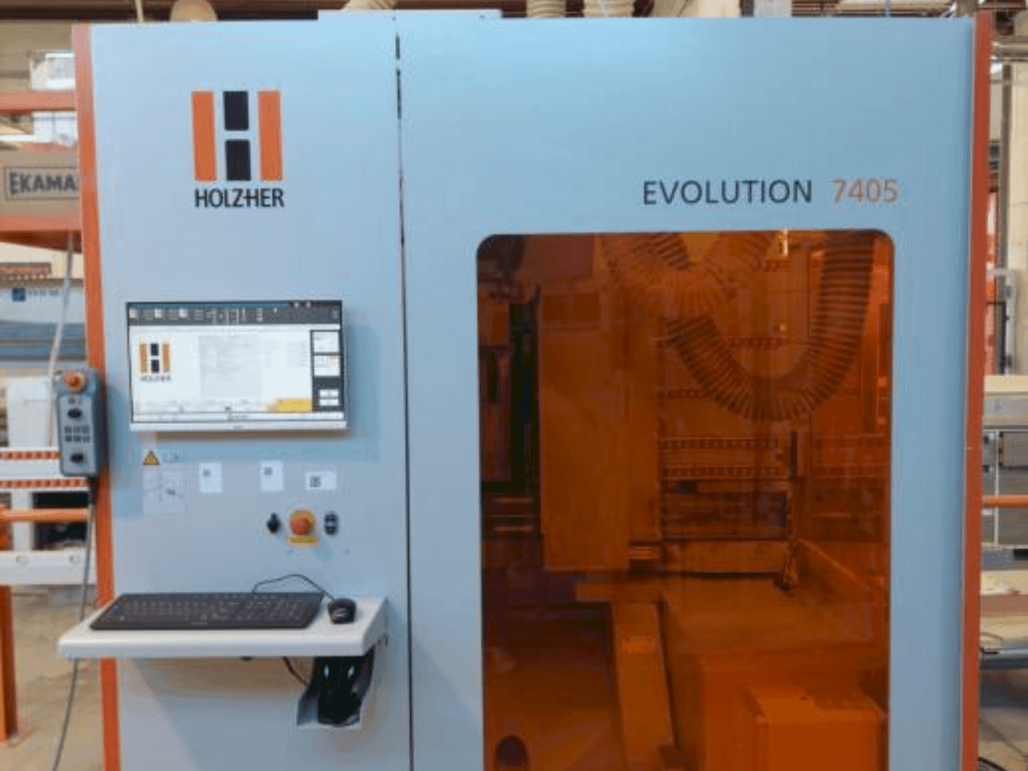 Front view of HOLZHER Evolution 7405  machine