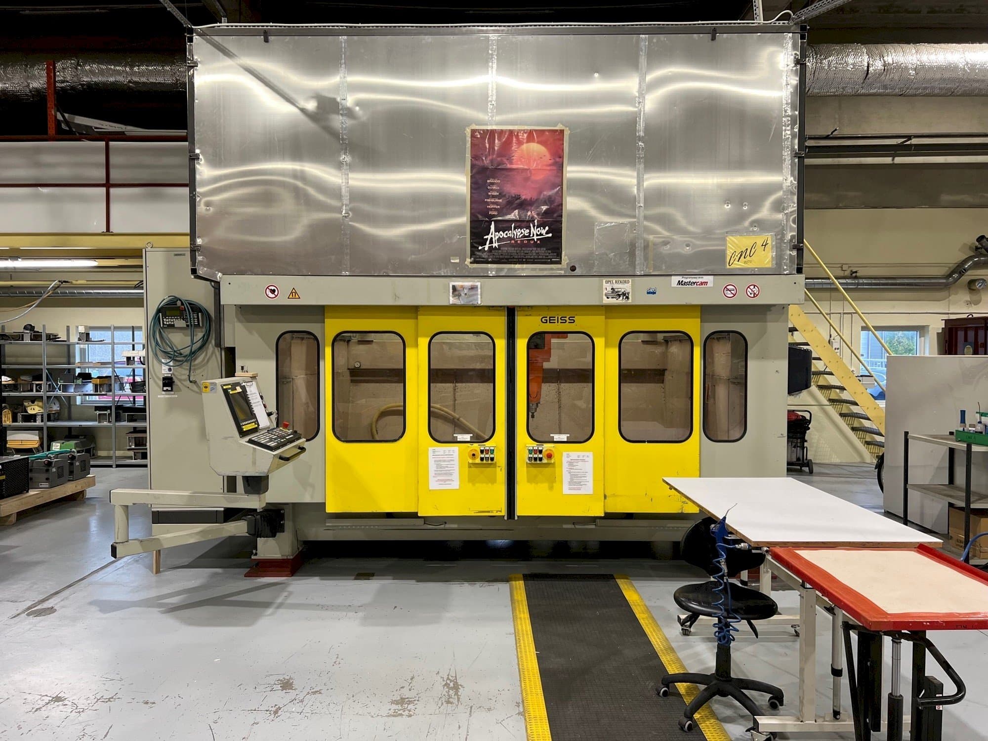 Front view of GEISS FZ 2000x1000  machine