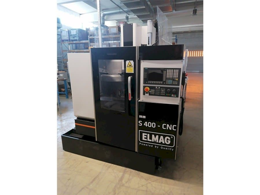 Front view of ELMAG S 400 CNC  machine