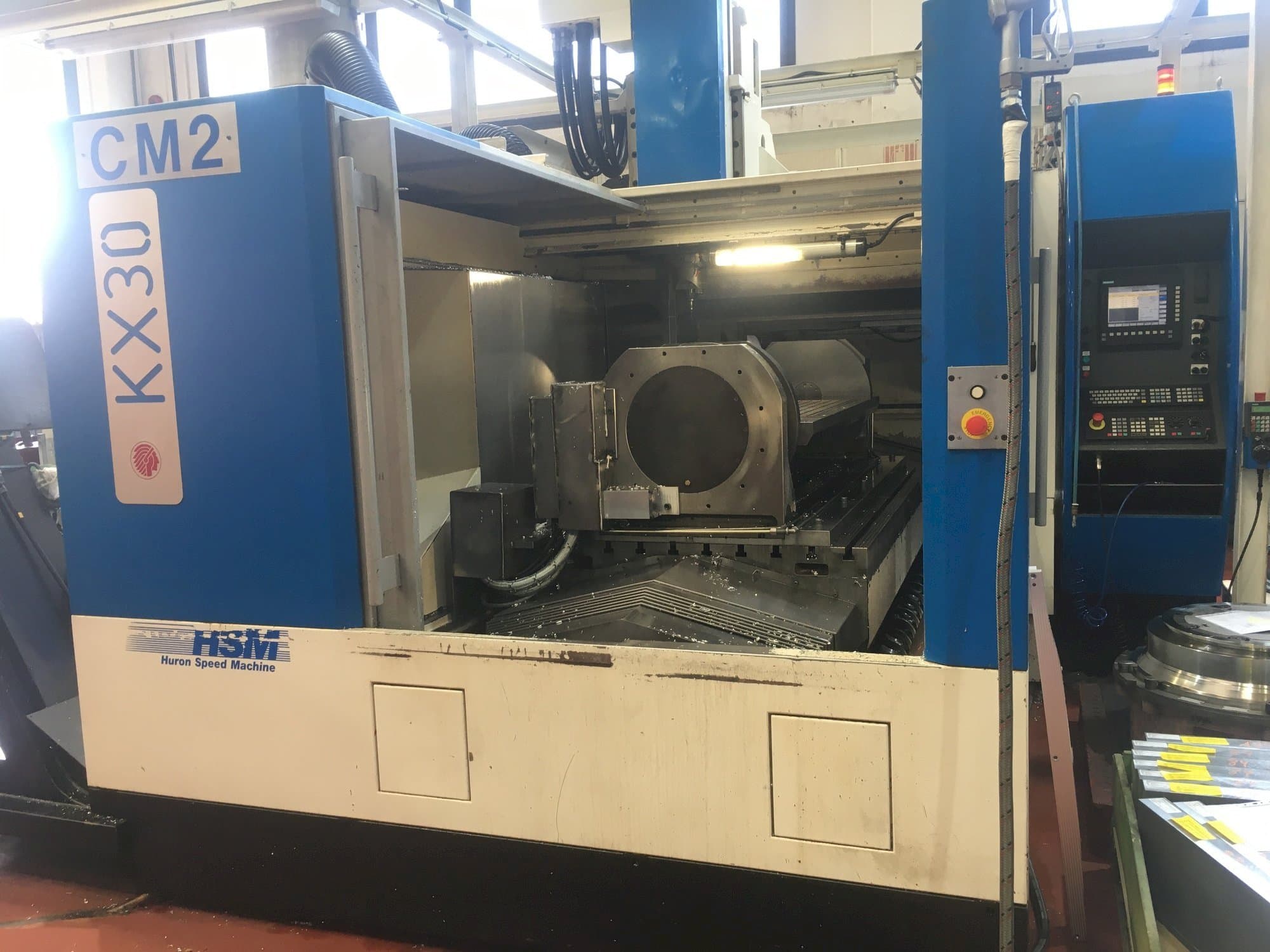 Front view of Huron KX30  machine