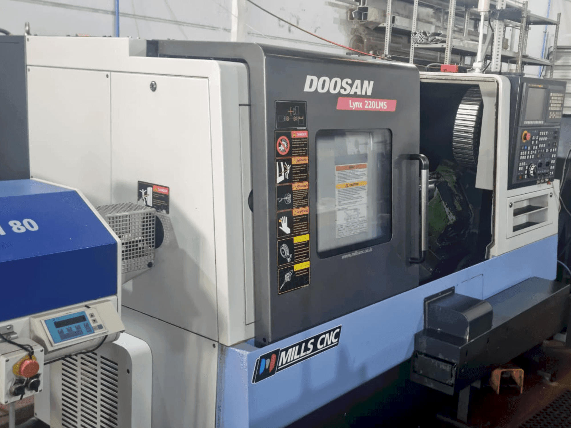 Front view of DOOSAN Lynx 220 LMSA  machine