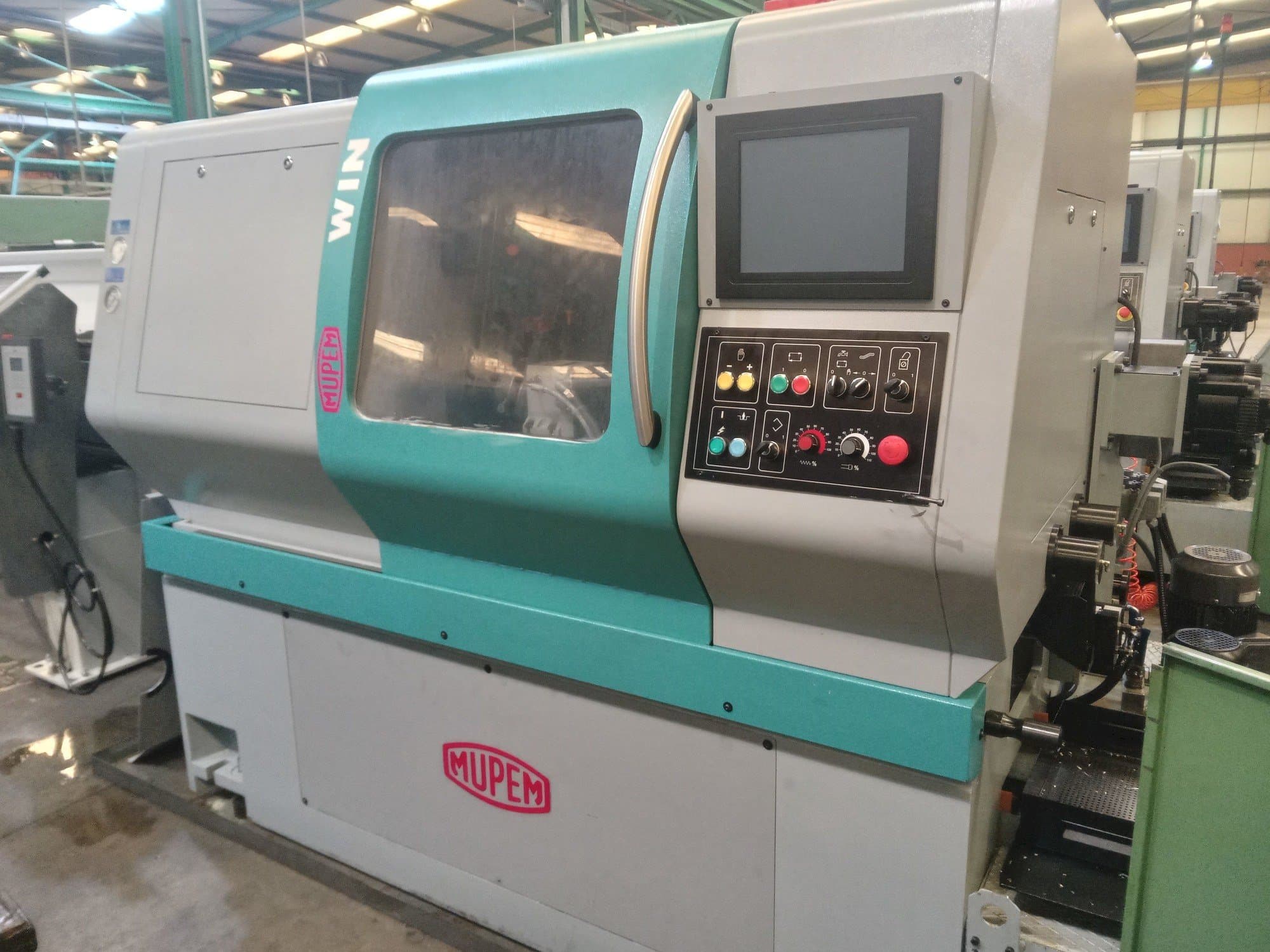 Front view of MUPEM TWIN 6500  machine