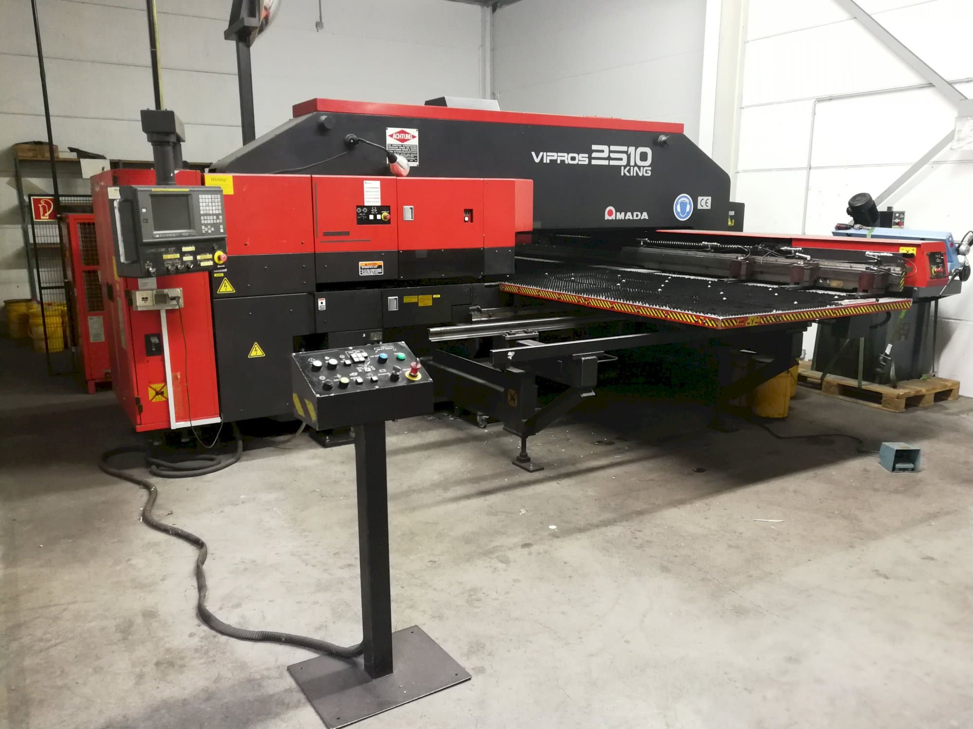 Front view of AMADA Vipros 2510 King Machine