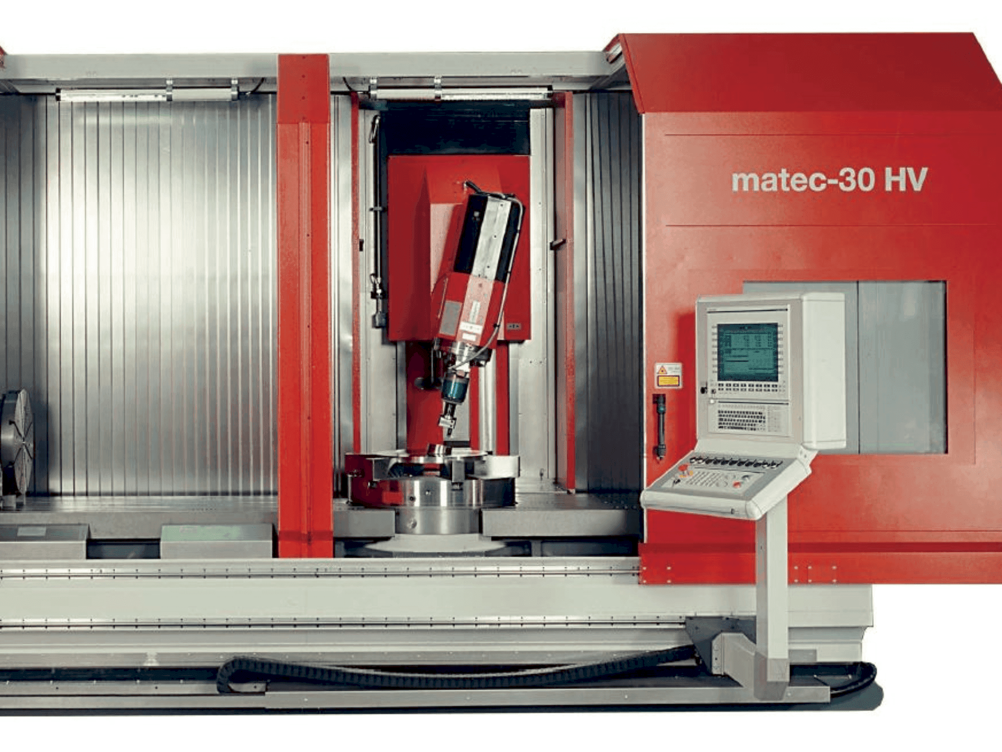 Front view of Matec 30 HV  machine