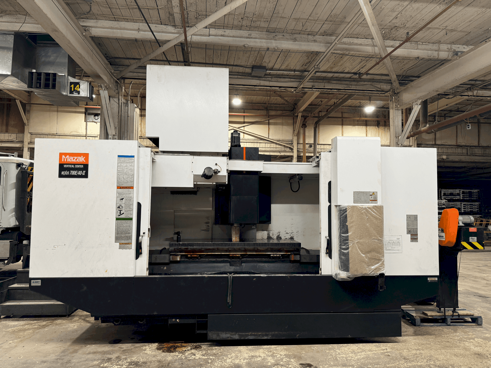 Front view of Mazak VCN 700E/40-II  machine