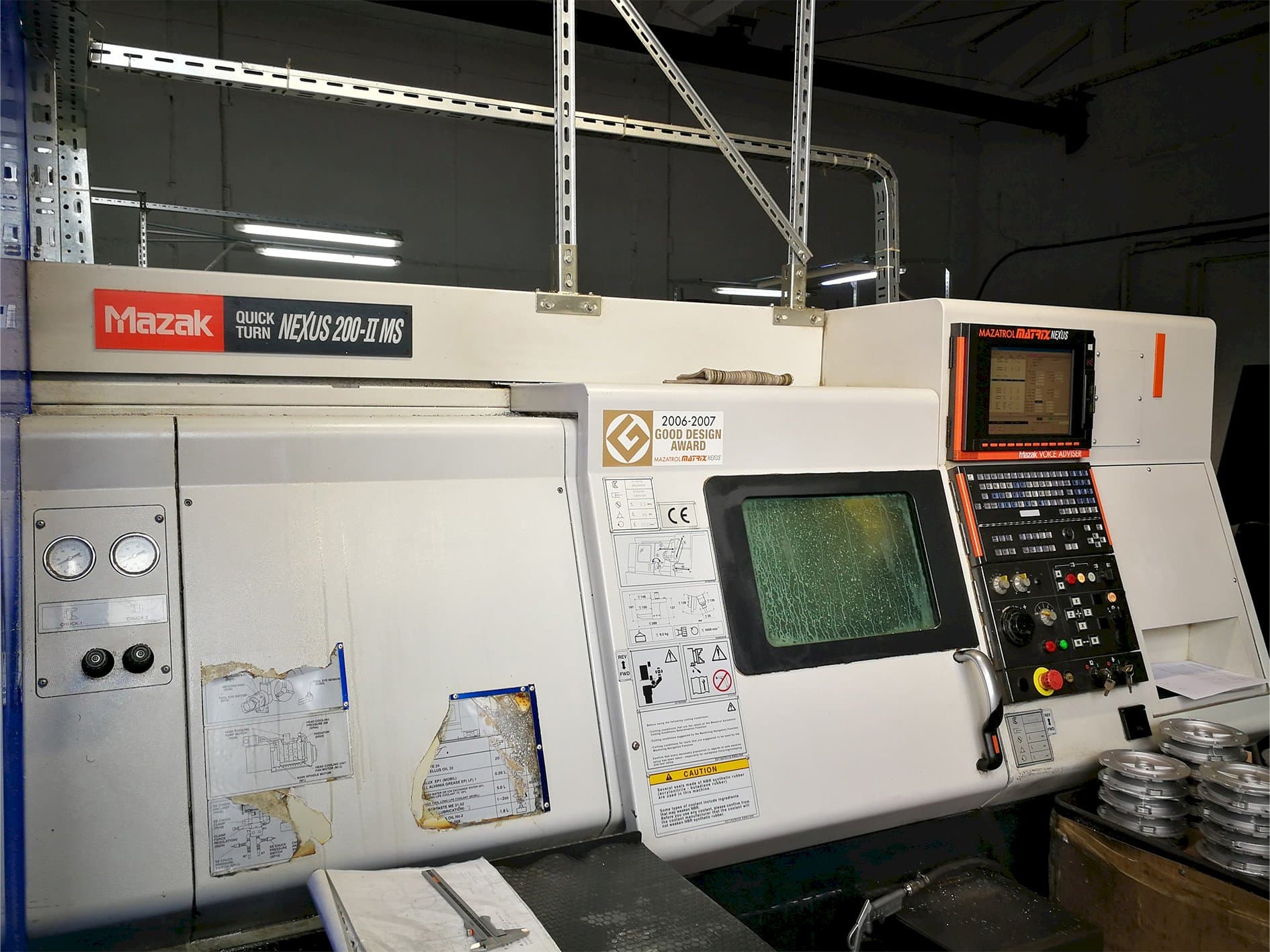 Front view of Mazak Quick Turn Nexus 250-II MS  machine