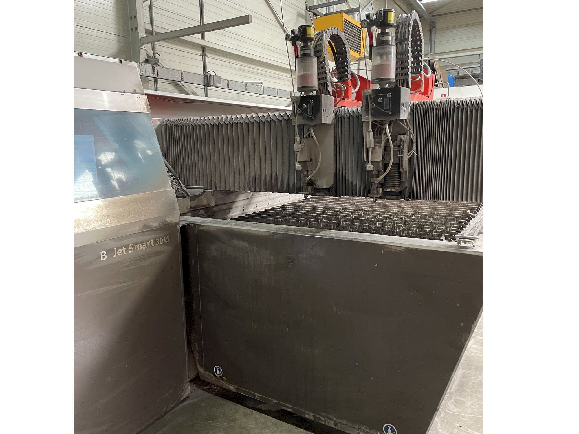 Front view of Bystronic ByJet Smart 3015  machine