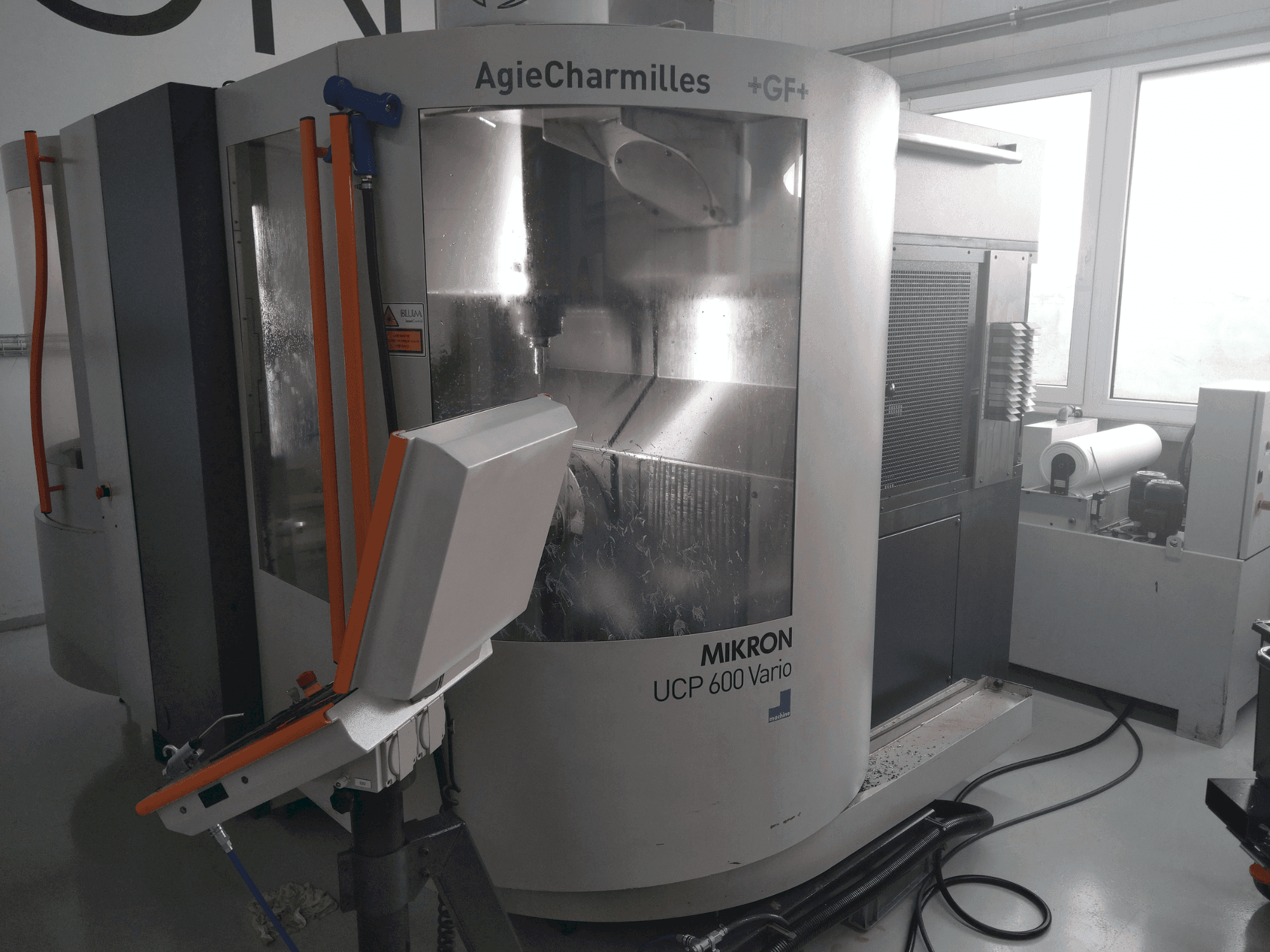 Front view of MIKRON UCP 600 Vario  machine