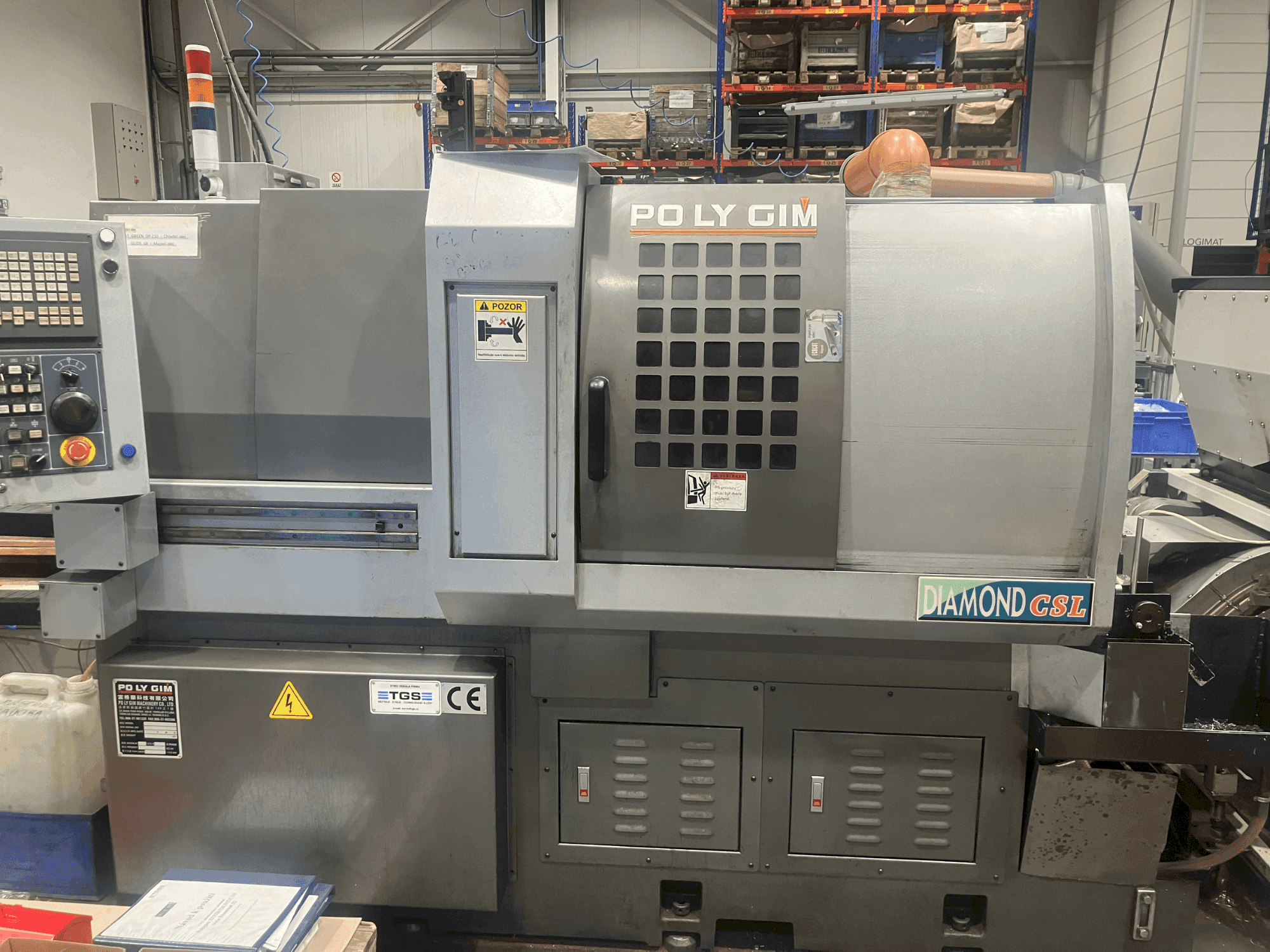 Front view of PO LY GIM Diamond 32CSL  machine