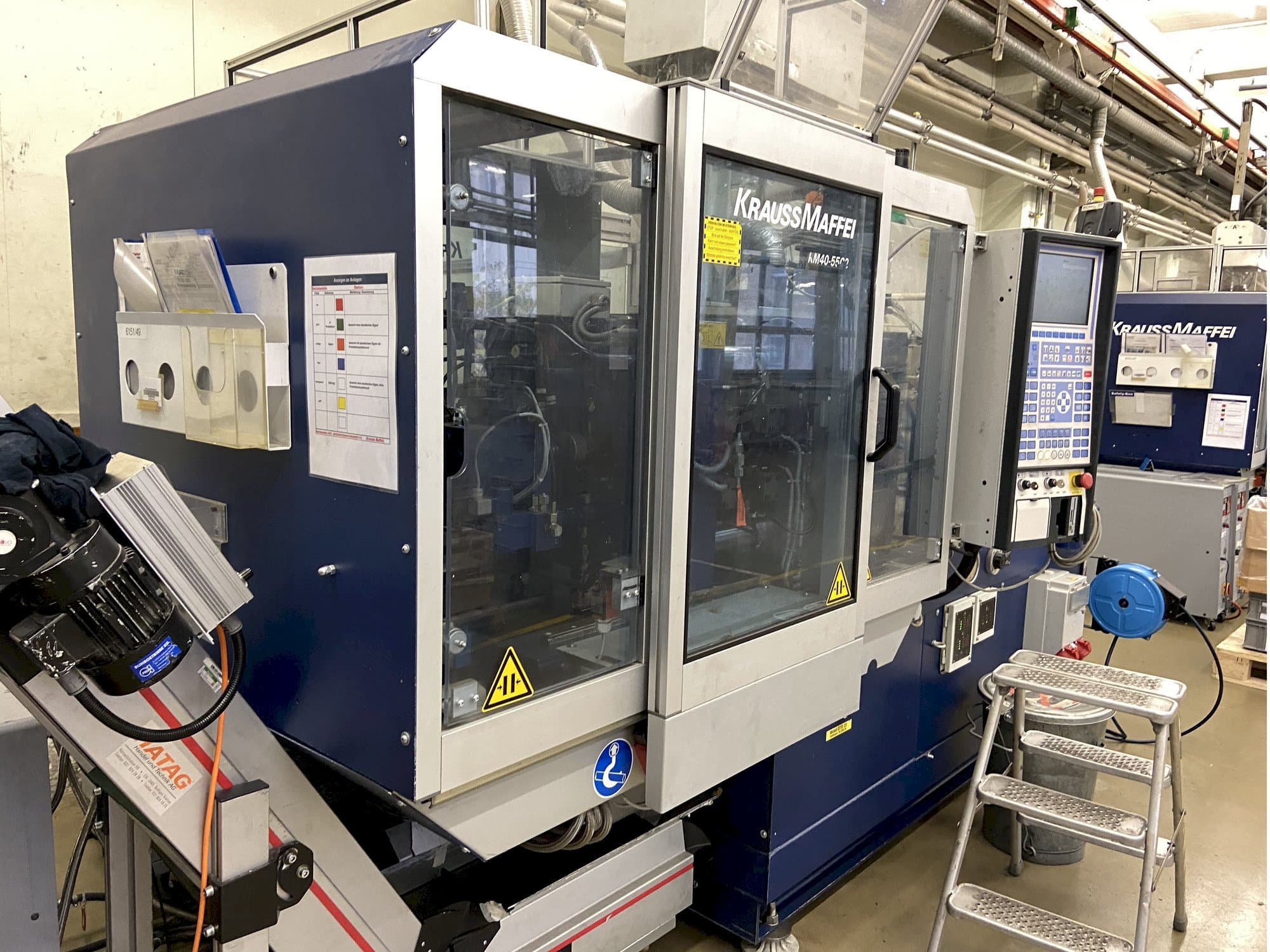 Front view of Krauss Maffei 40-55 C2  machine