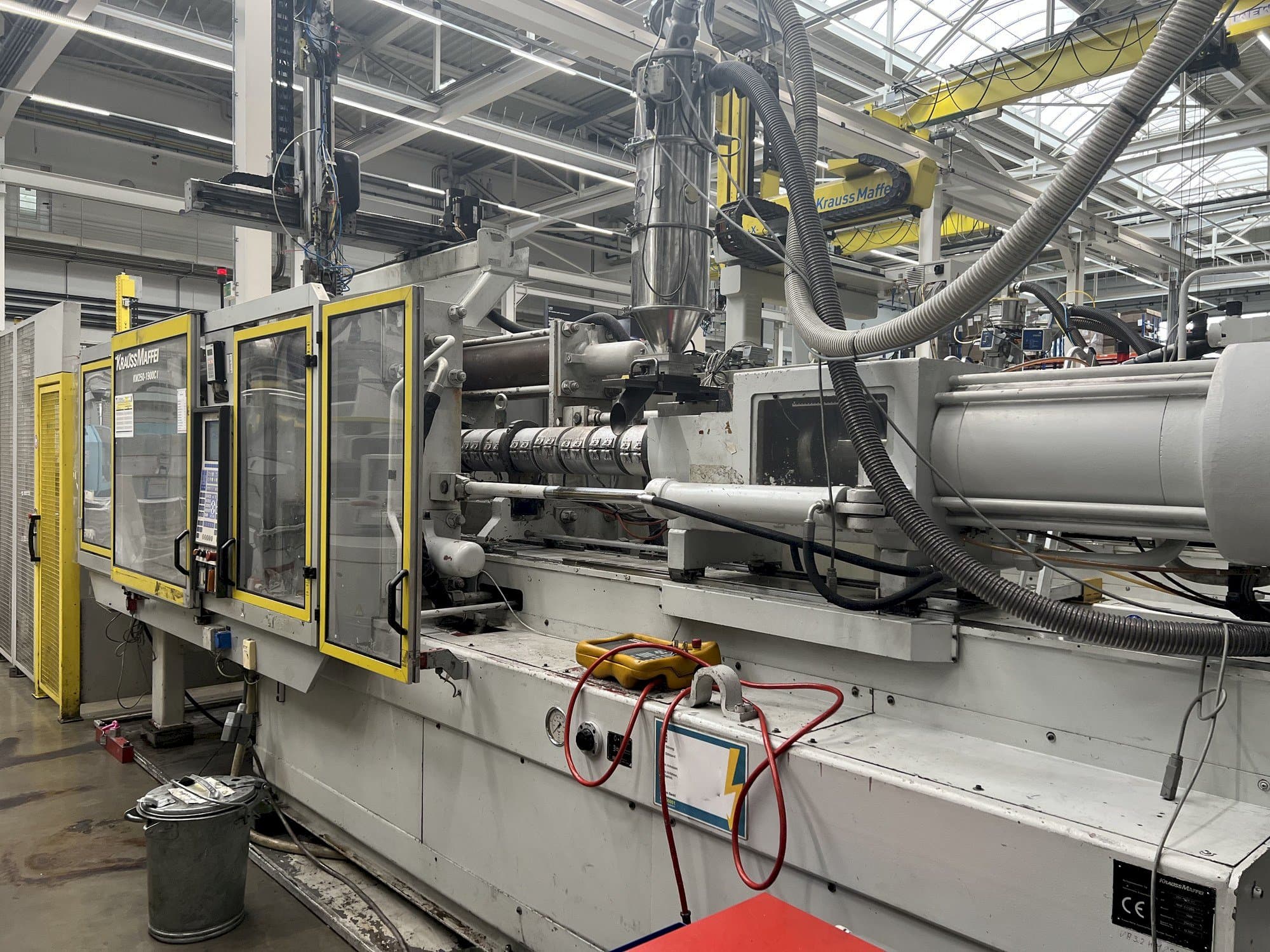 Front view of Krauss Maffei KM 250  machine