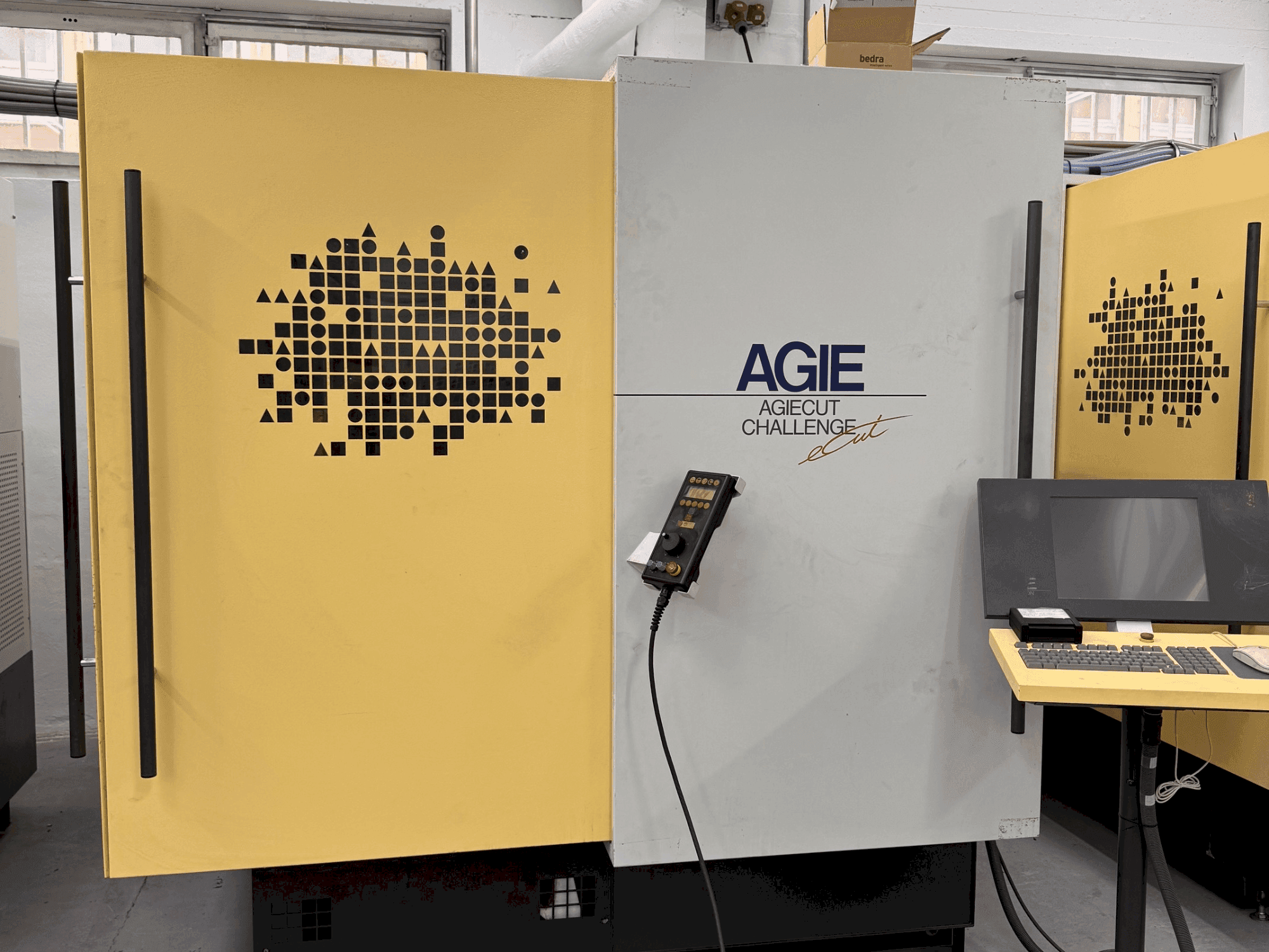 Front view of AGIE Challenge 2 eCut  machine