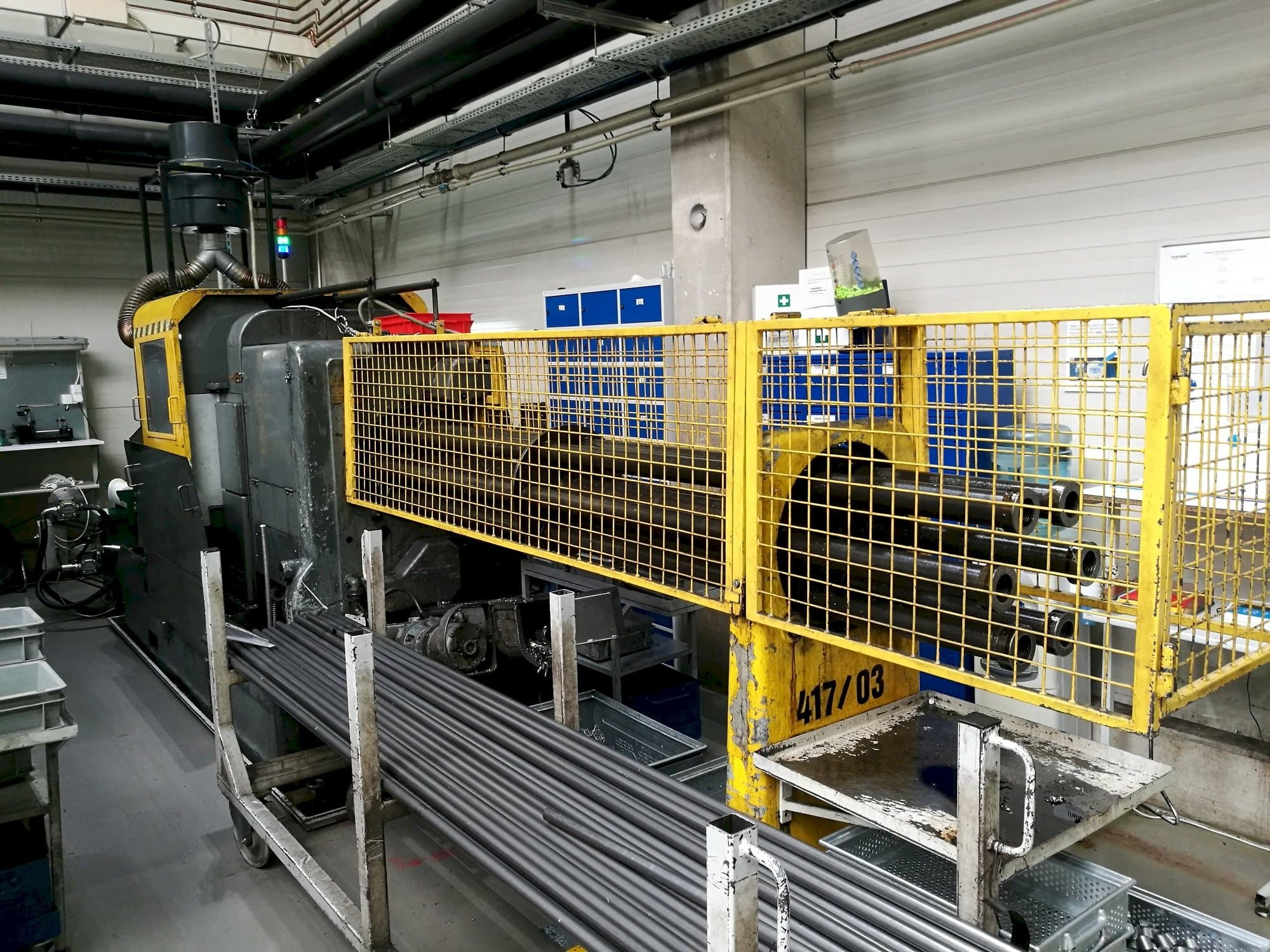 Front view of Wickman 1  3/8"-6  machine