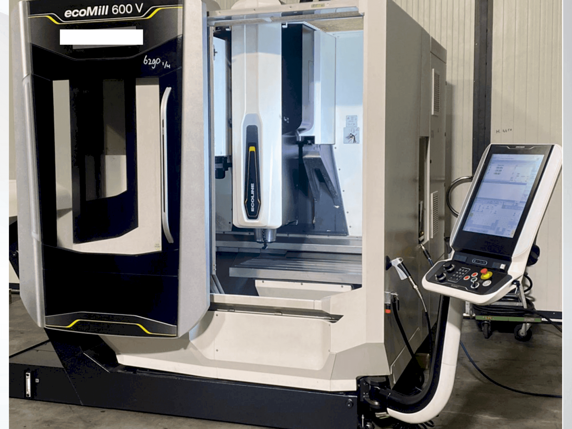 Front view of DMG Ecomill 600V  machine