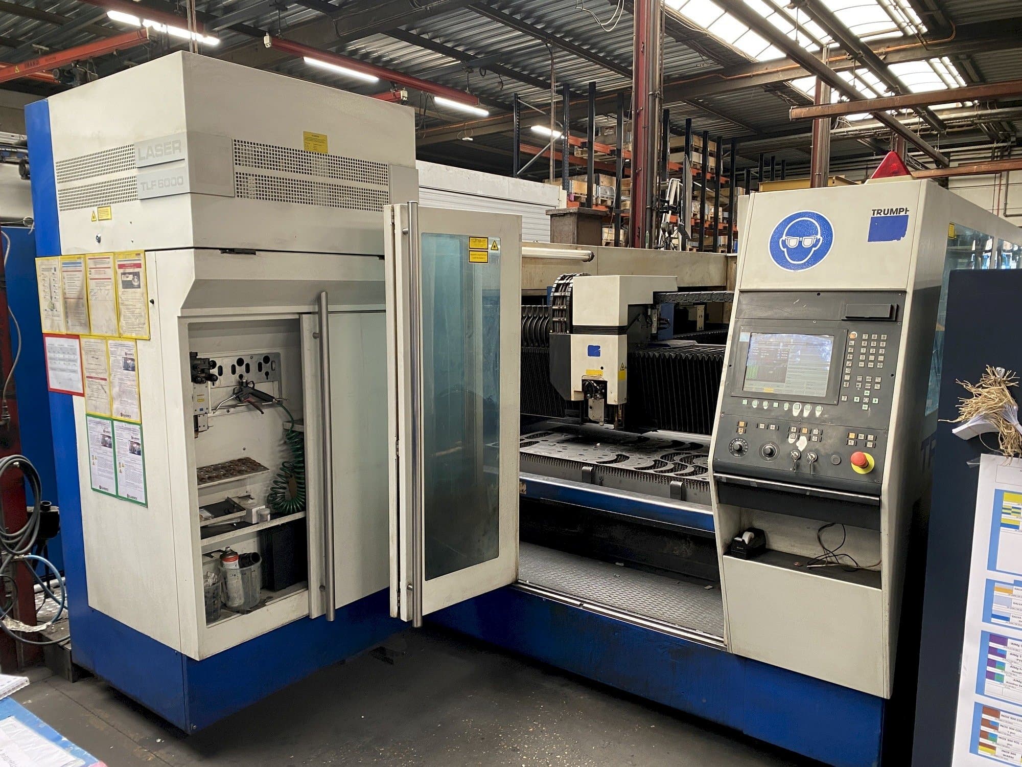 Front view of Trumpf Trumatic L3050  machine