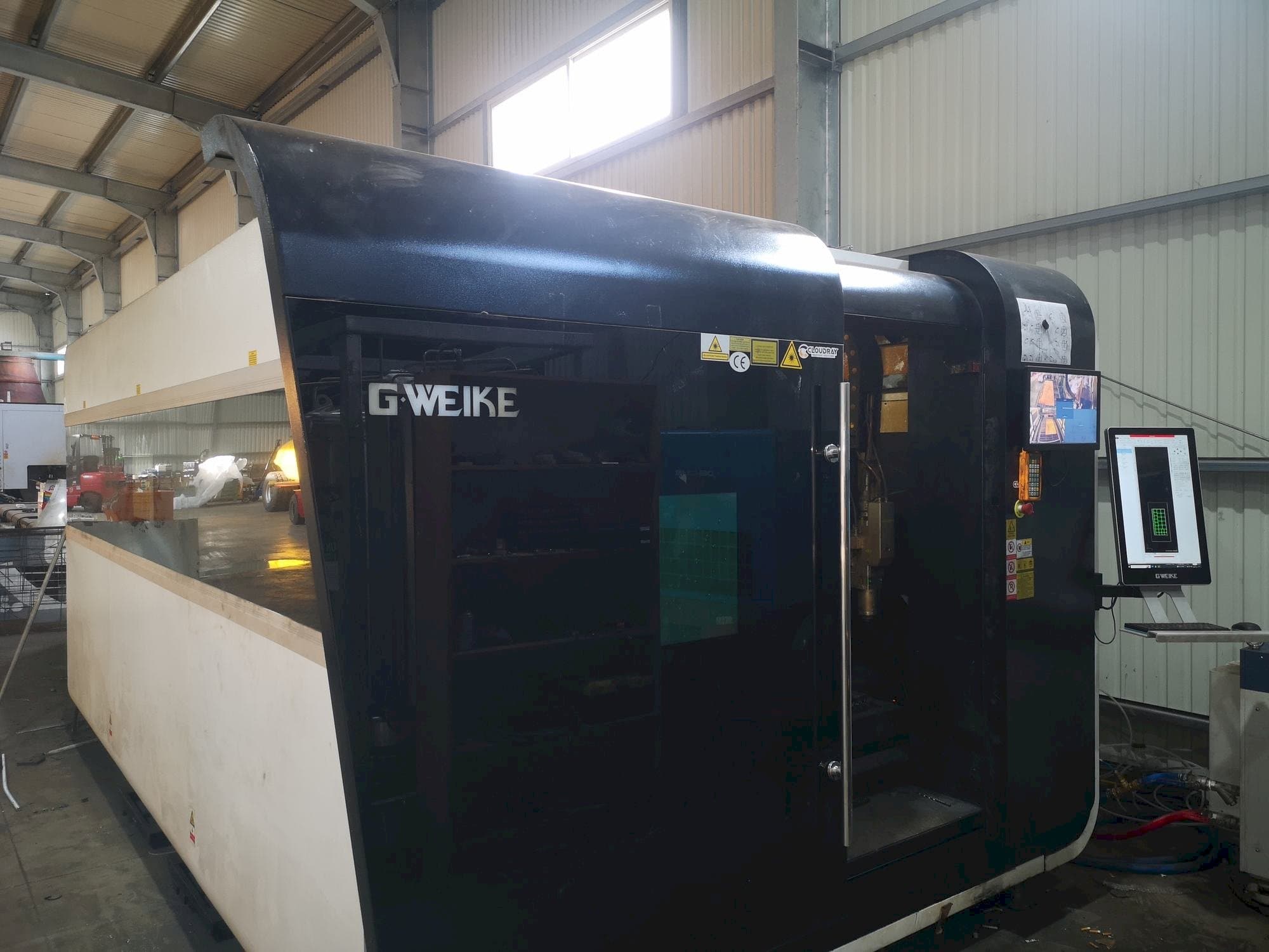 Front view of GWEIKE LF 3015 GA CNC  machine
