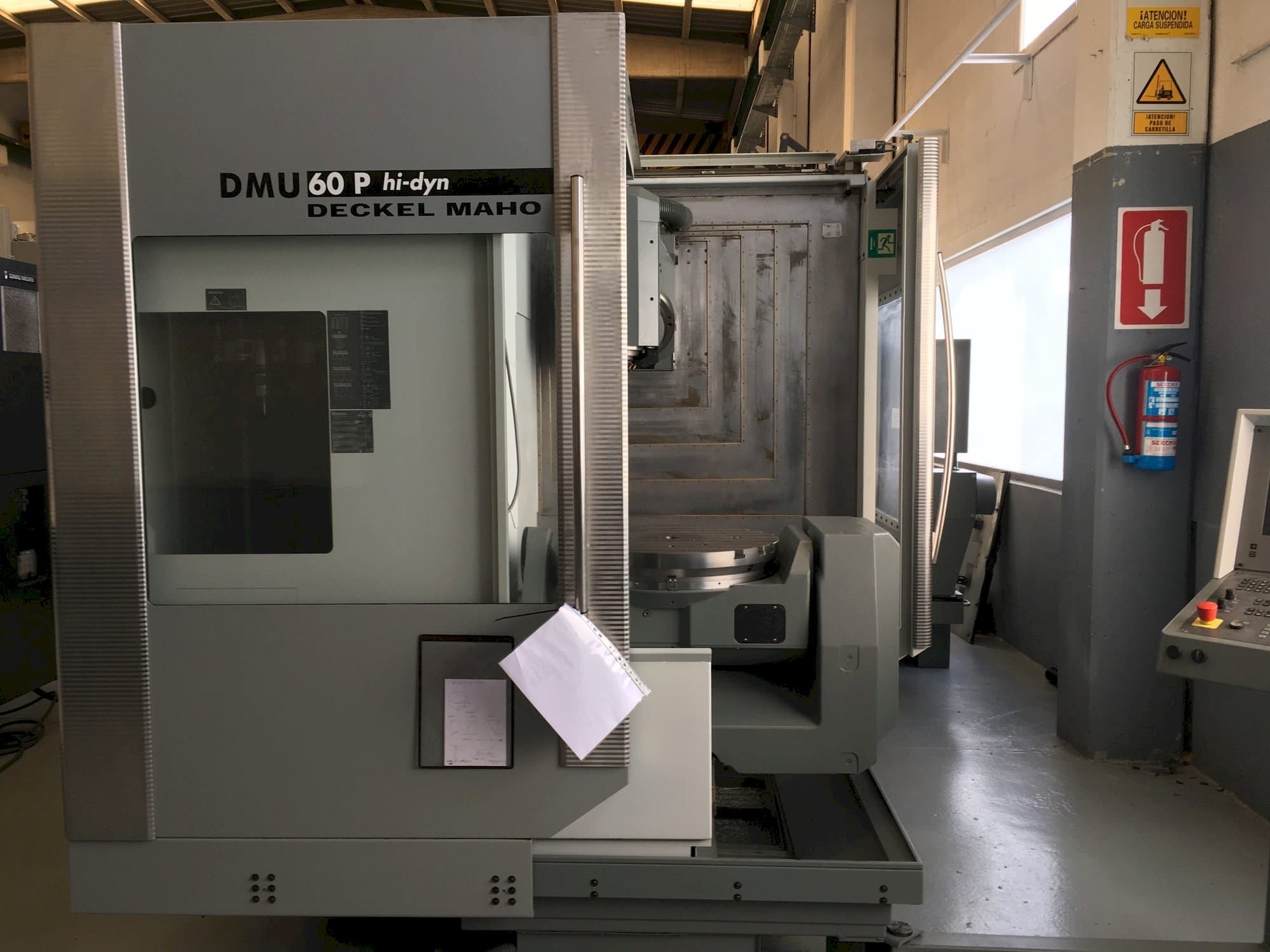 Front view of DECKEL MAHO DMU 60P hi-dyn  machine