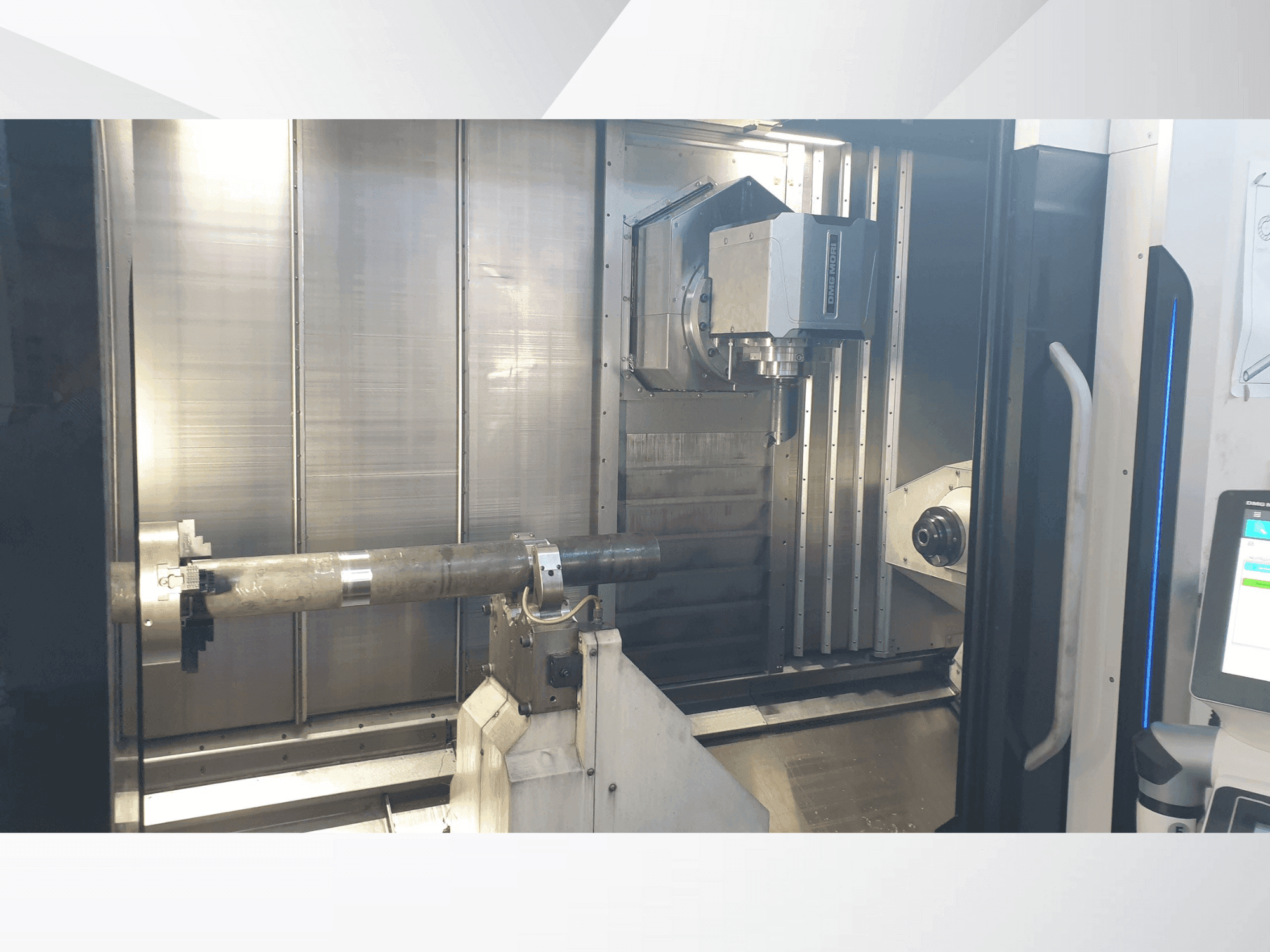 Front view of DMG MORI NTX 2500/1500  machine