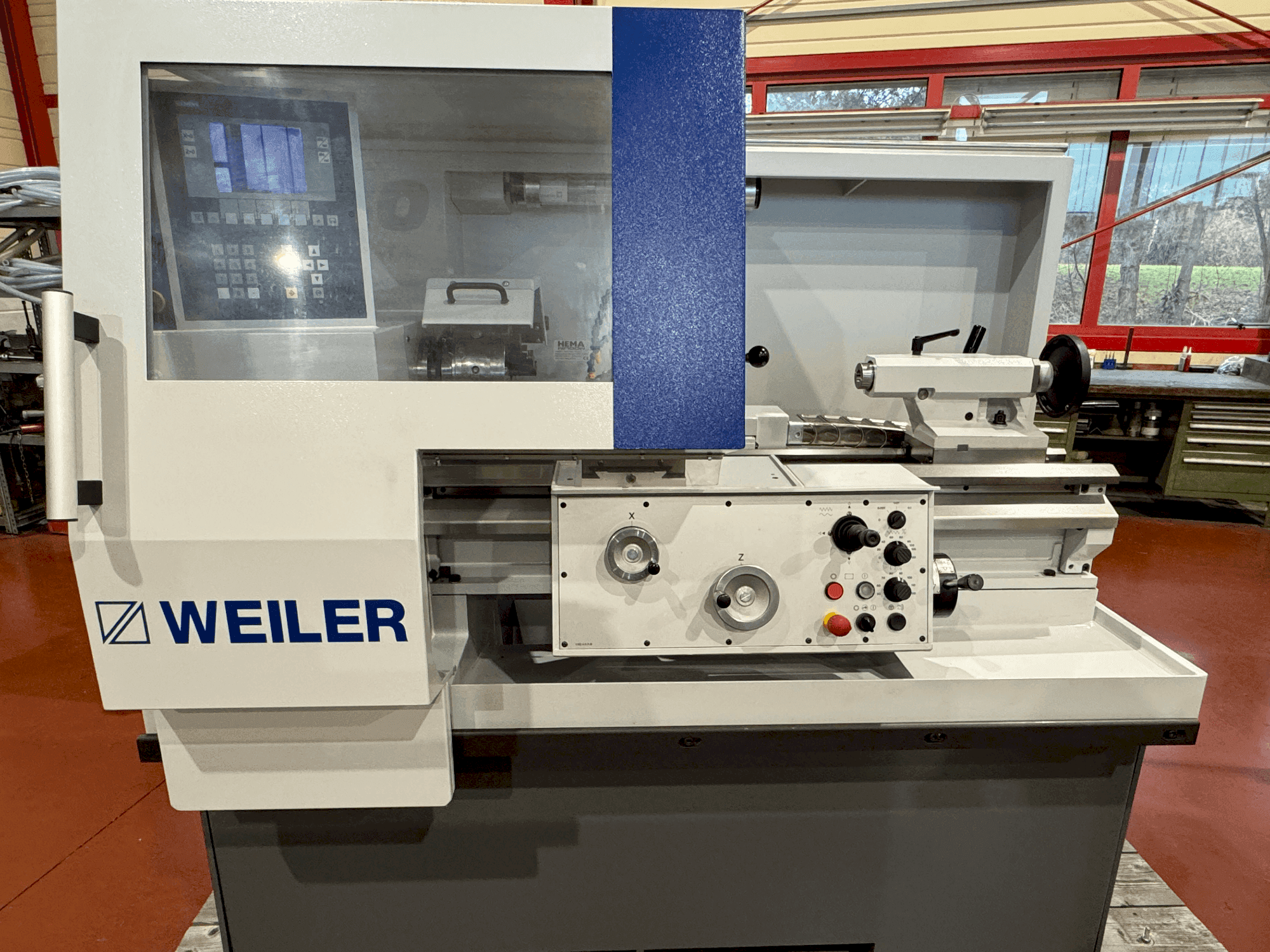 Front view of Weiler C 30x750  machine