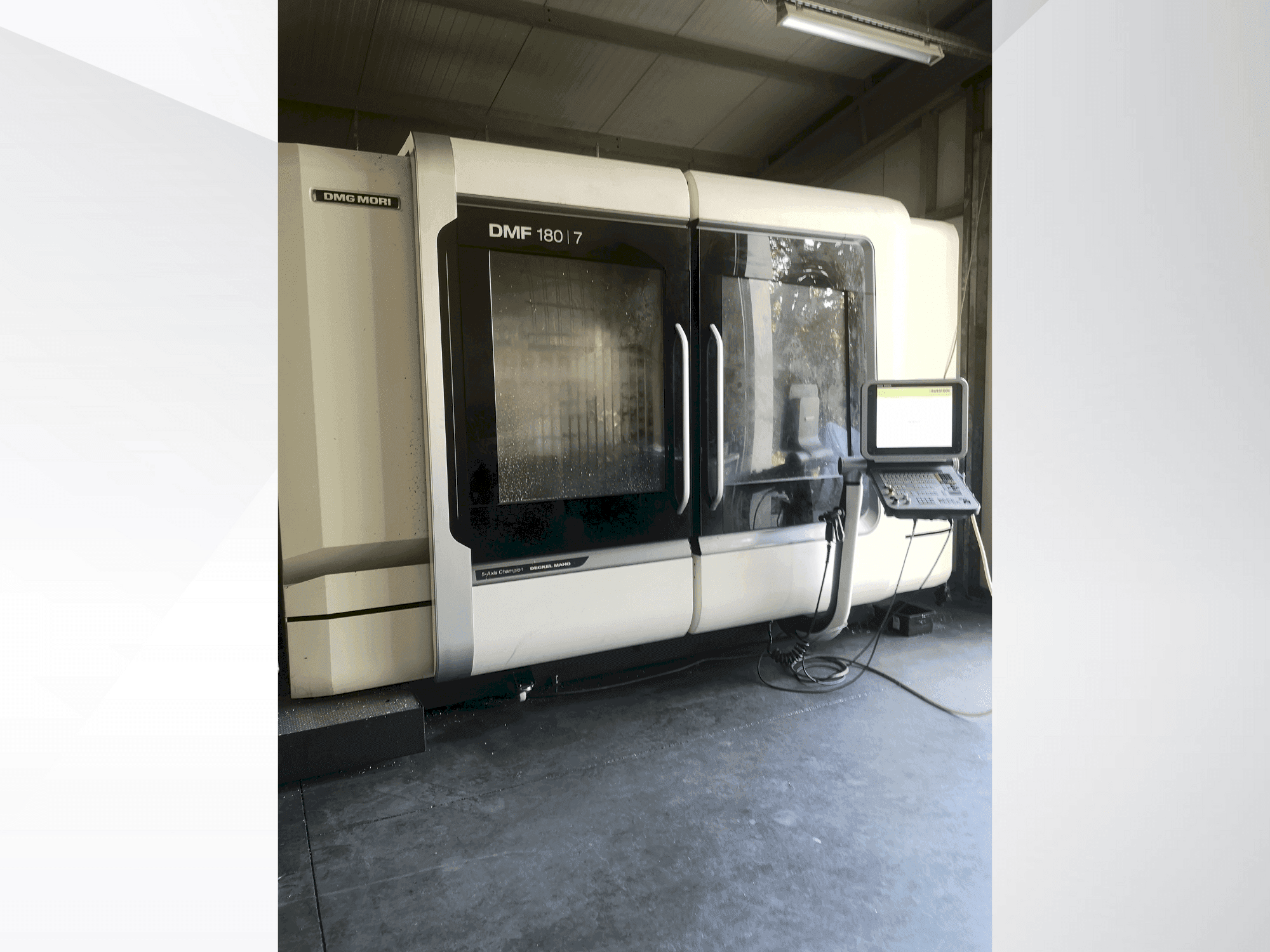 Front view of DMG MORI DMF 180/7  machine