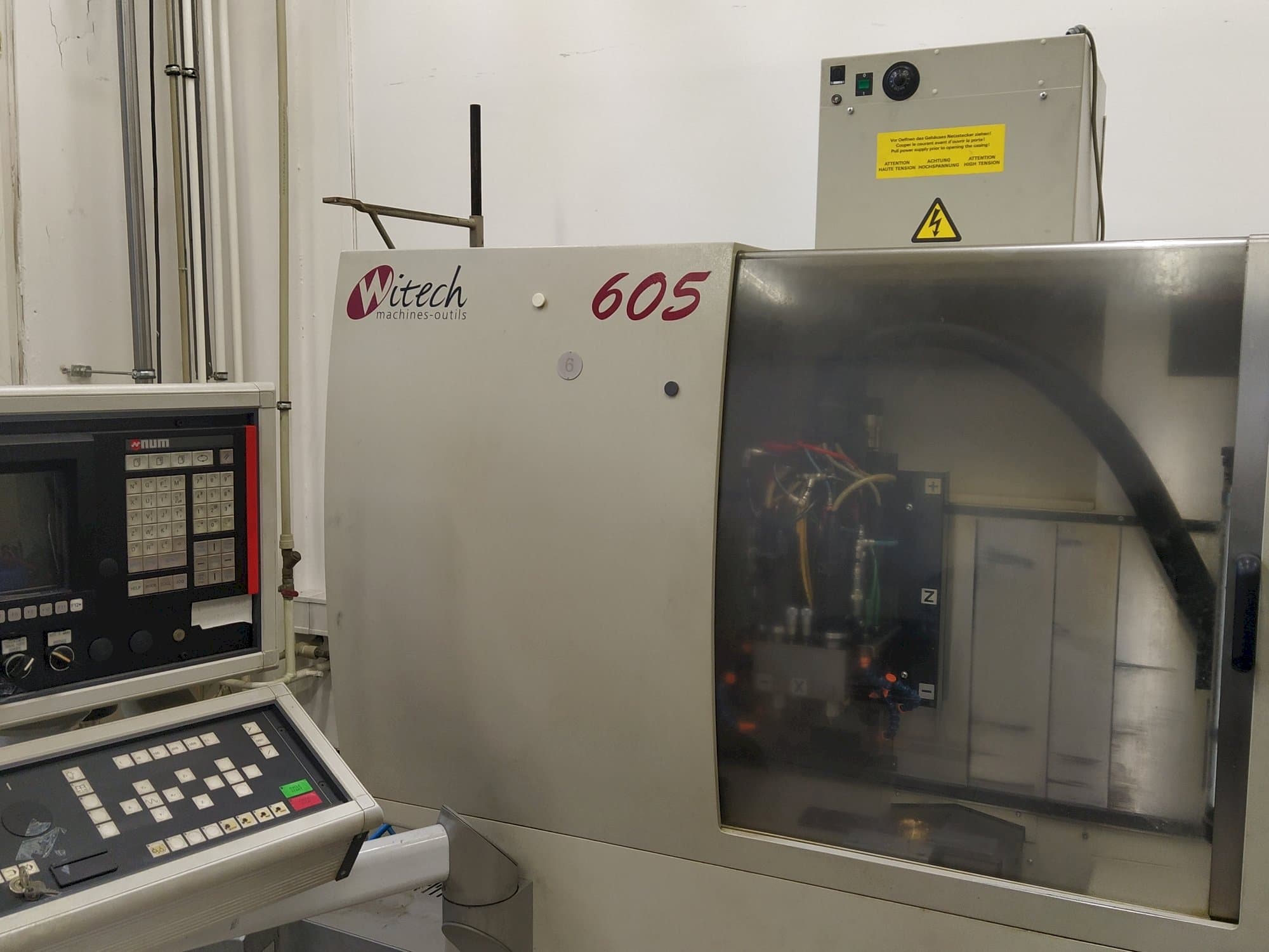 Front view of Witech 605  machine