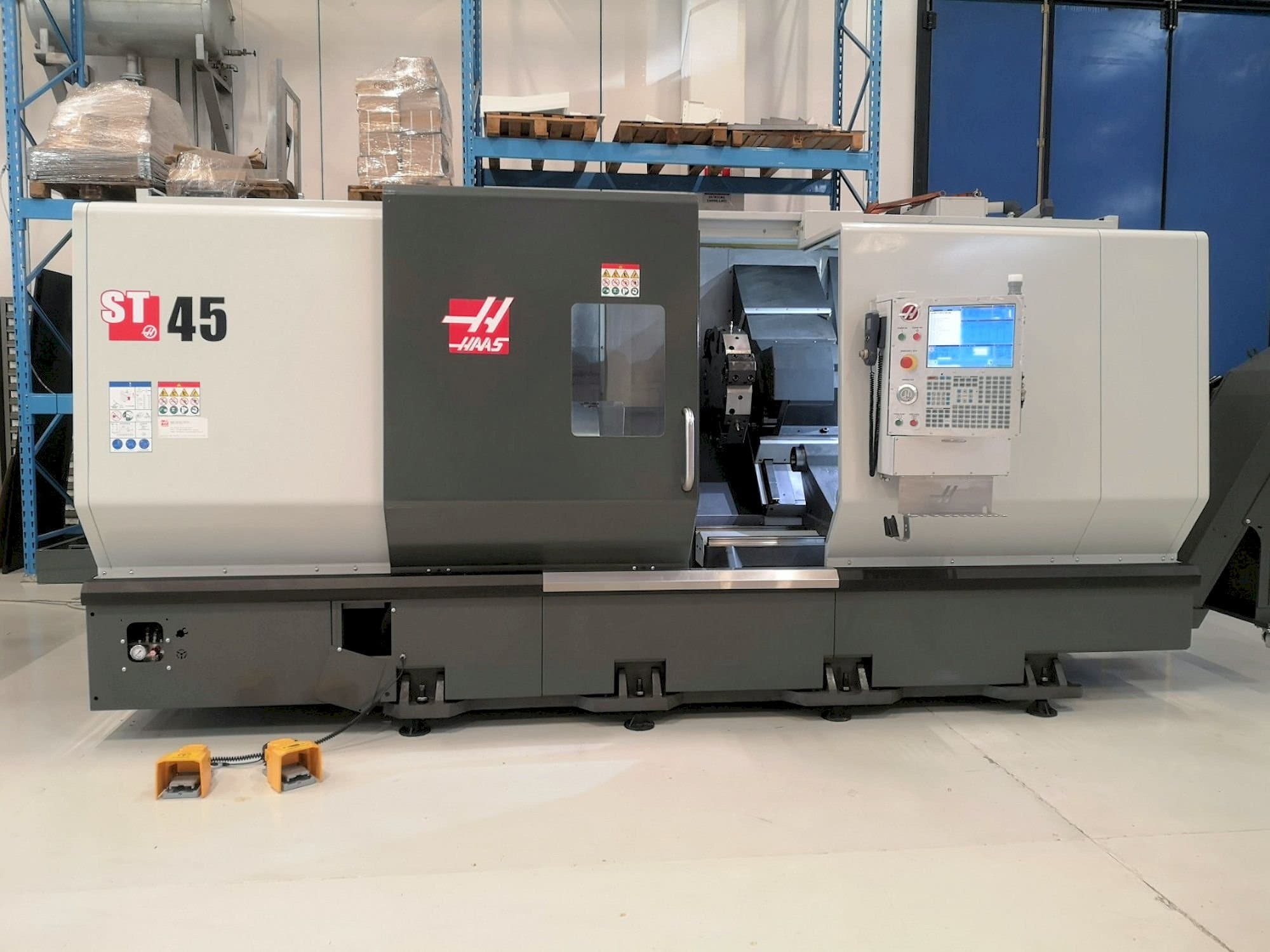 Front view of HAAS ST-45  machine
