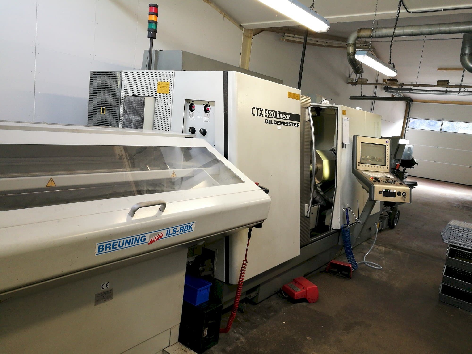 Front view of Gildemeister CTX 420 linear / V6  machine
