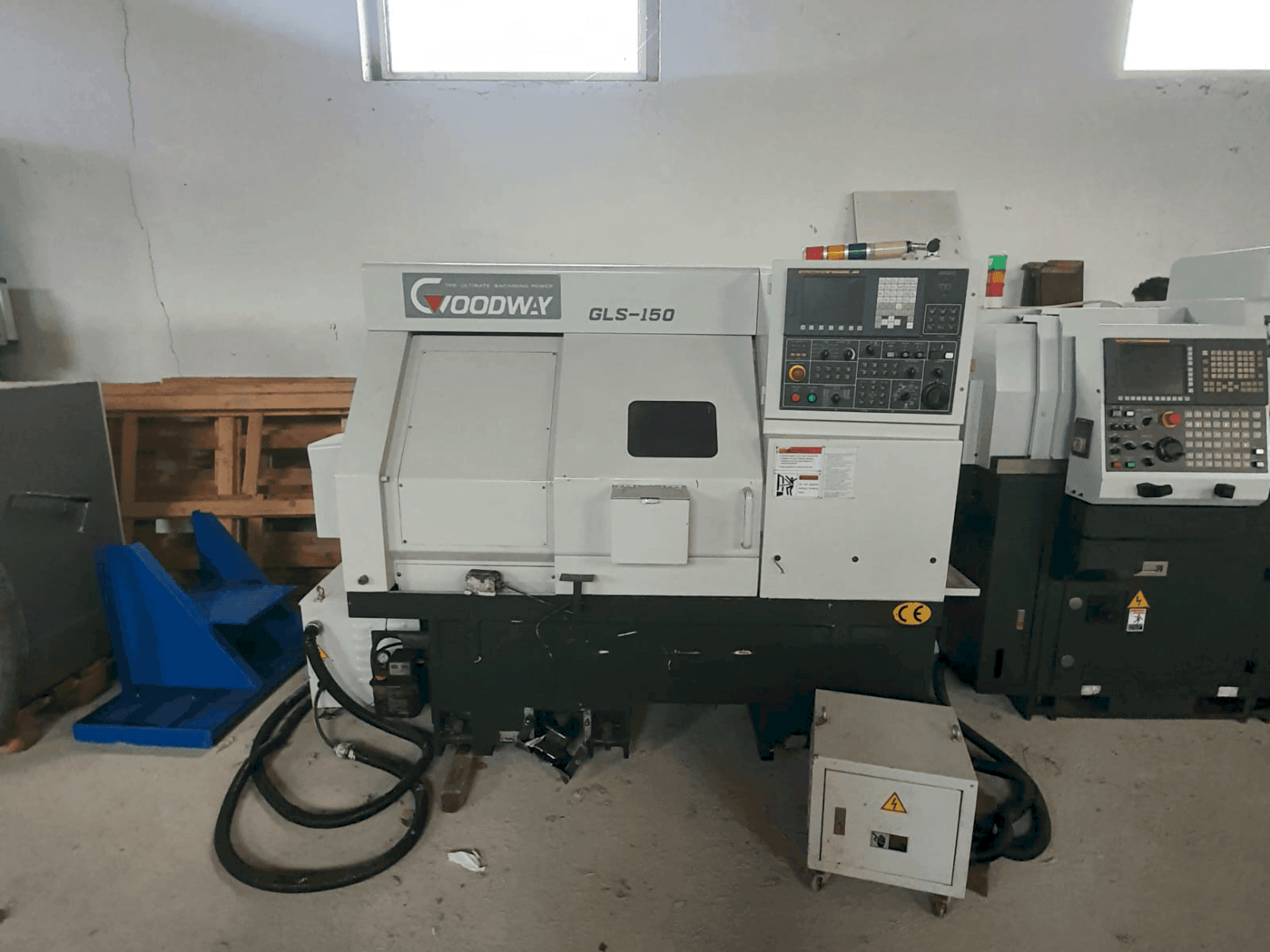 Front view of Goodway GLS-150 M  machine