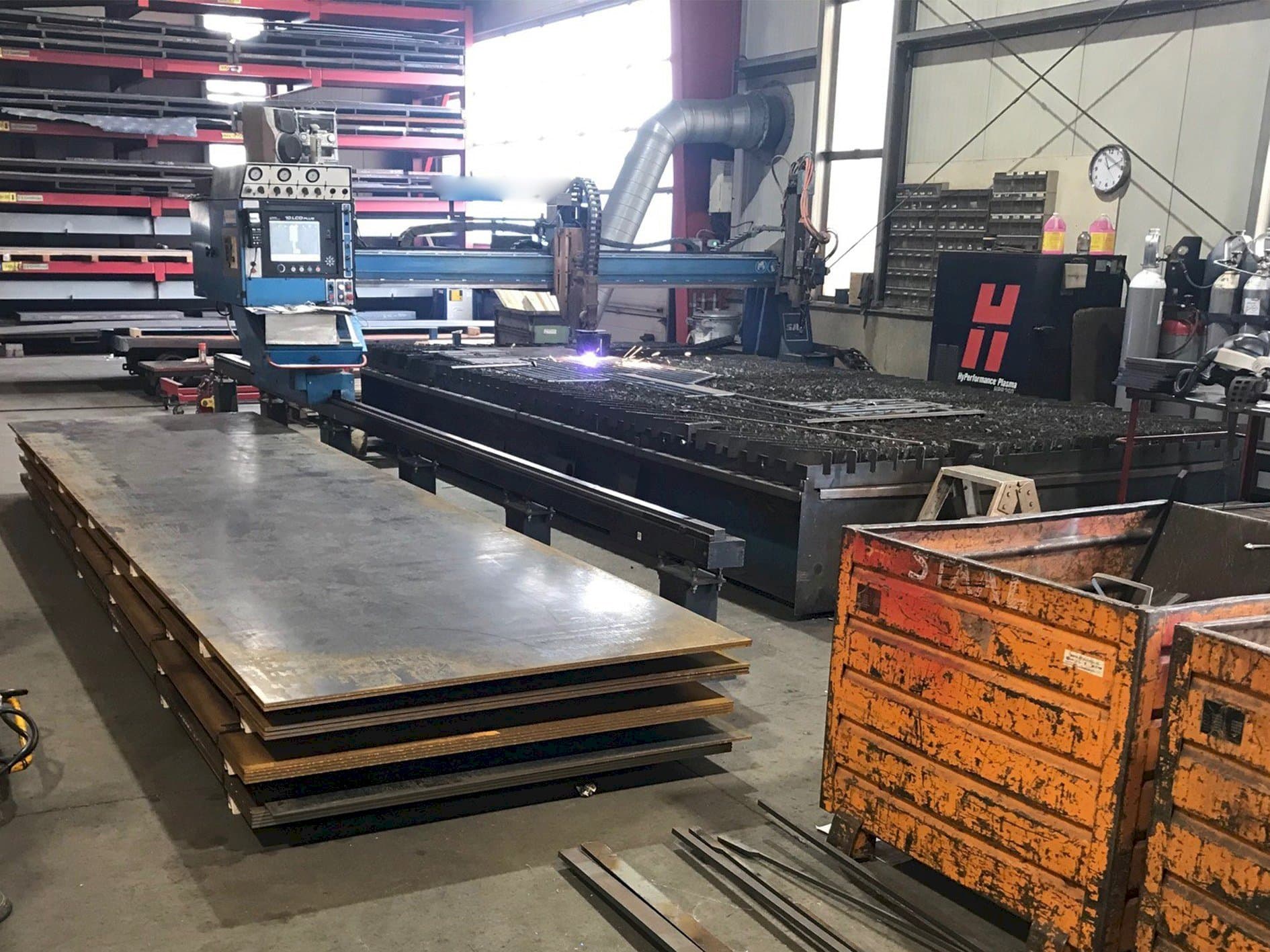 Front view of SAF Oxytome B30E  machine