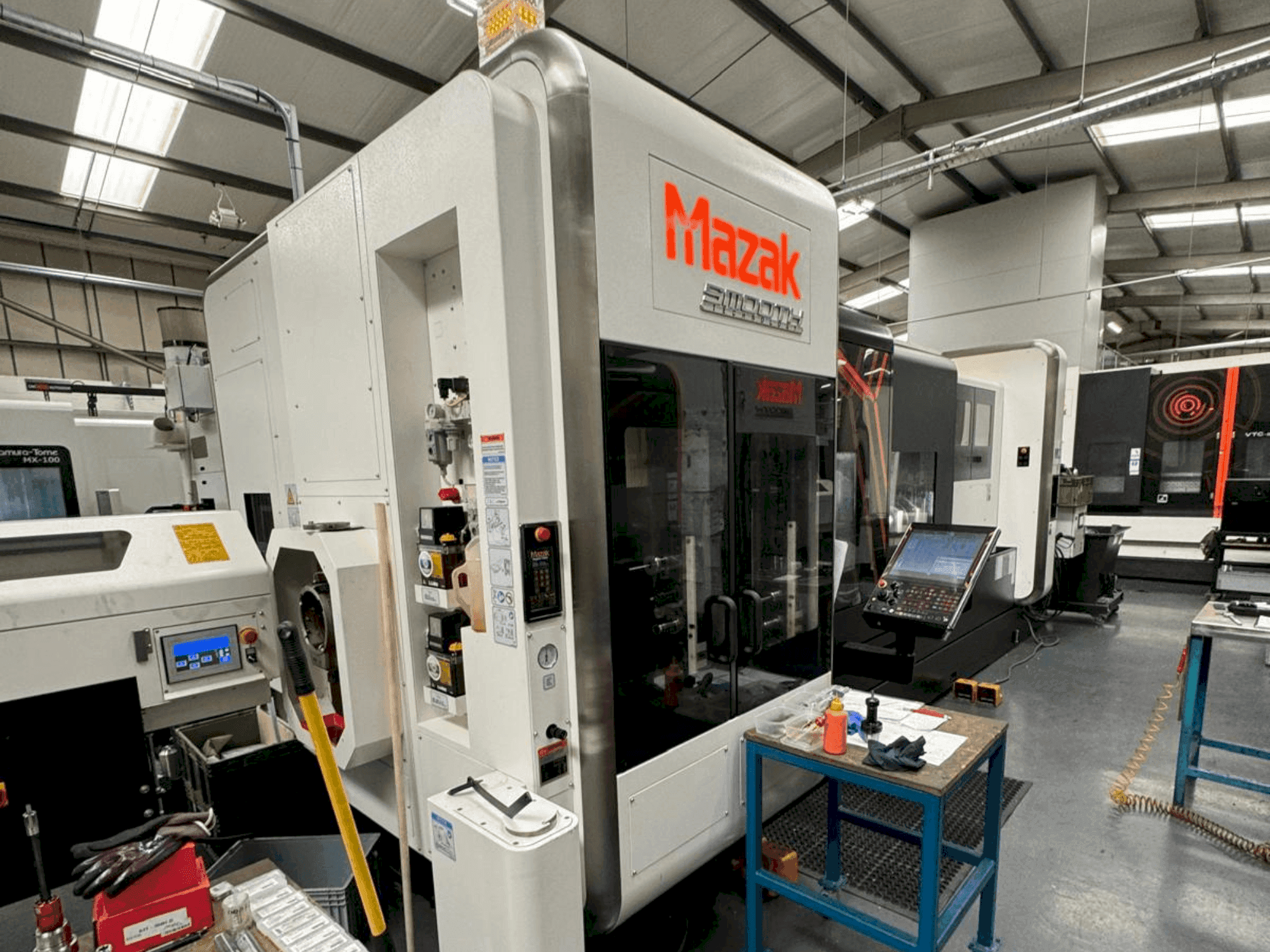Front view of Mazak Integrex i-400S- 2500U  machine