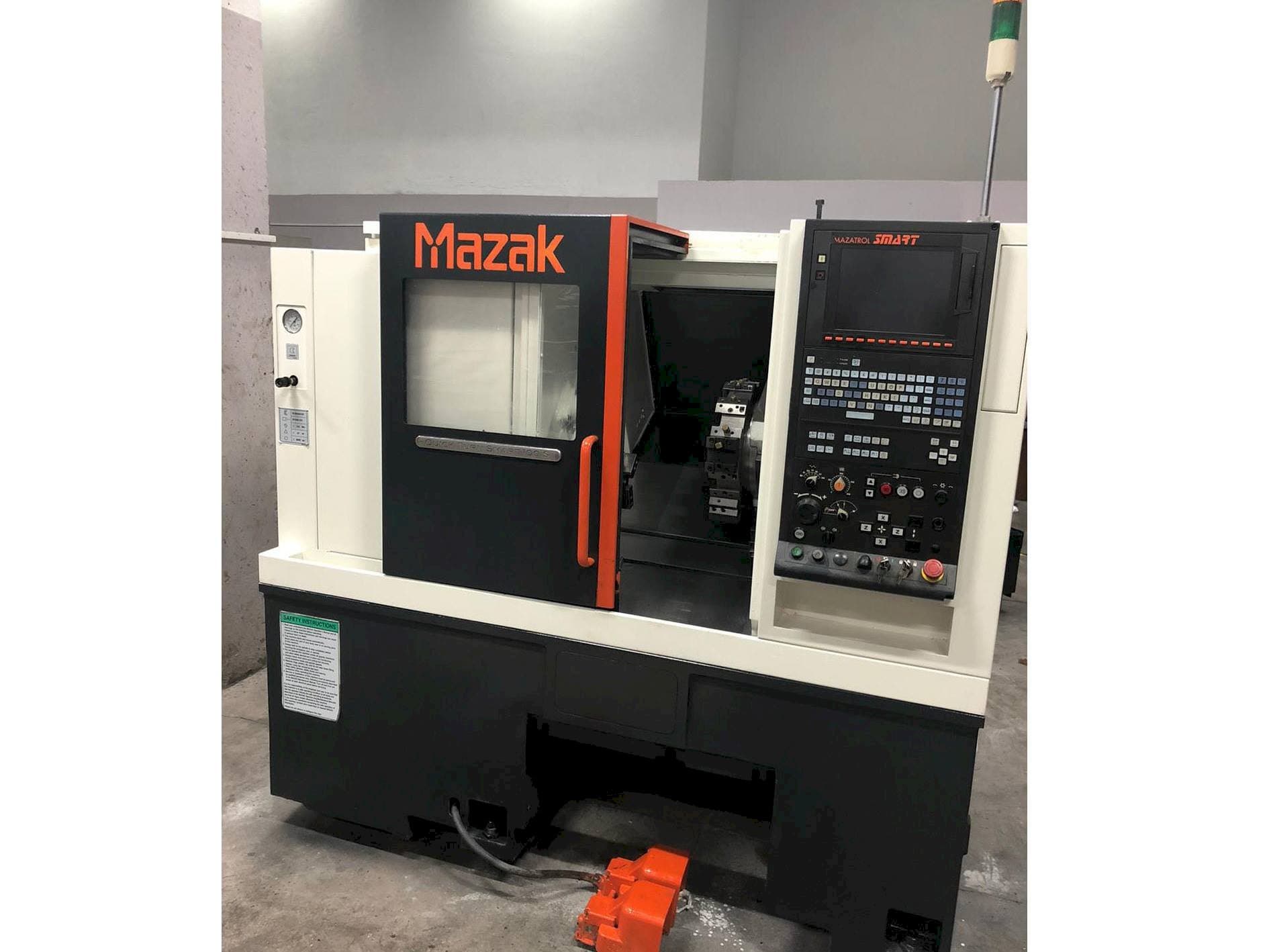 Front view of Mazak Quick Turn Smart 100 S  machine
