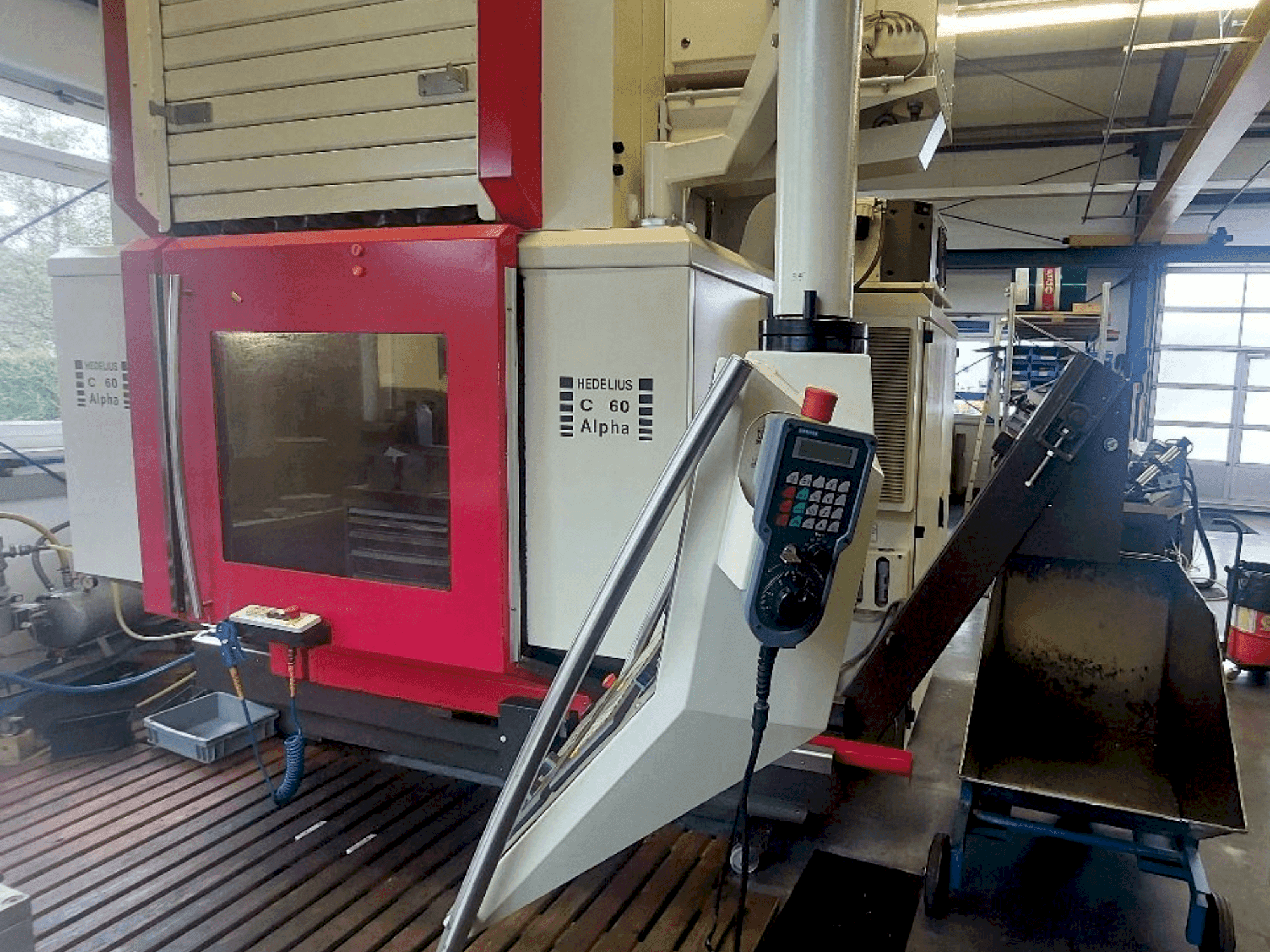 Front view of HEDELIUS C60 ALPHA 800  machine