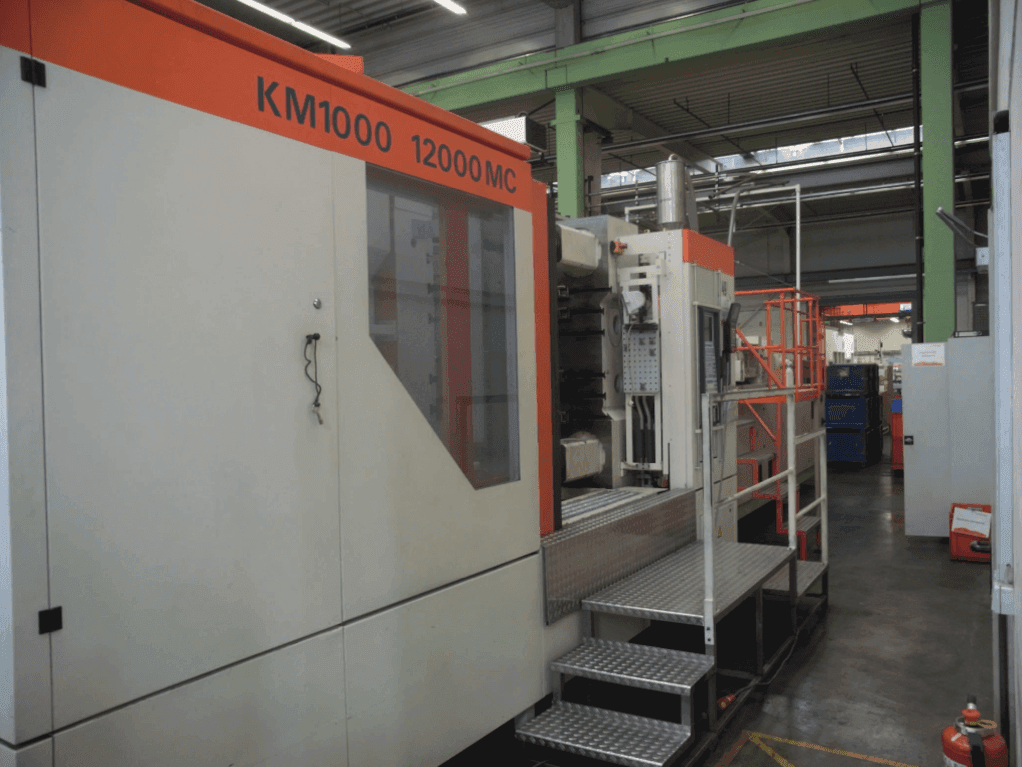 Front view of Krauss Maffei 1000-12000 MC  machine