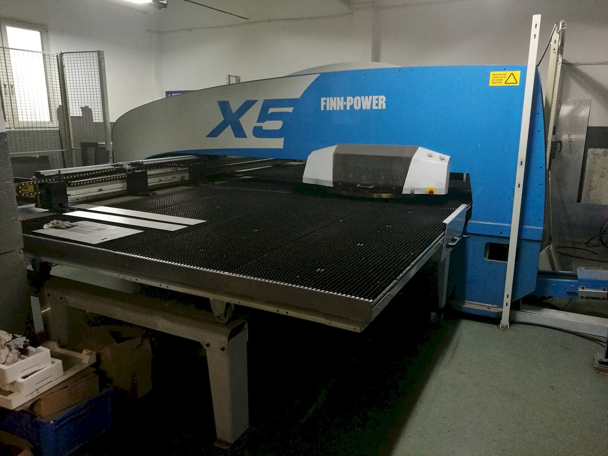 Left side view of Finn-Power X5 12 06  machine