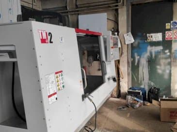 Front view of HAAS TM 2 machine