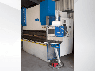 Front view of EHT Ecopress 80  machine