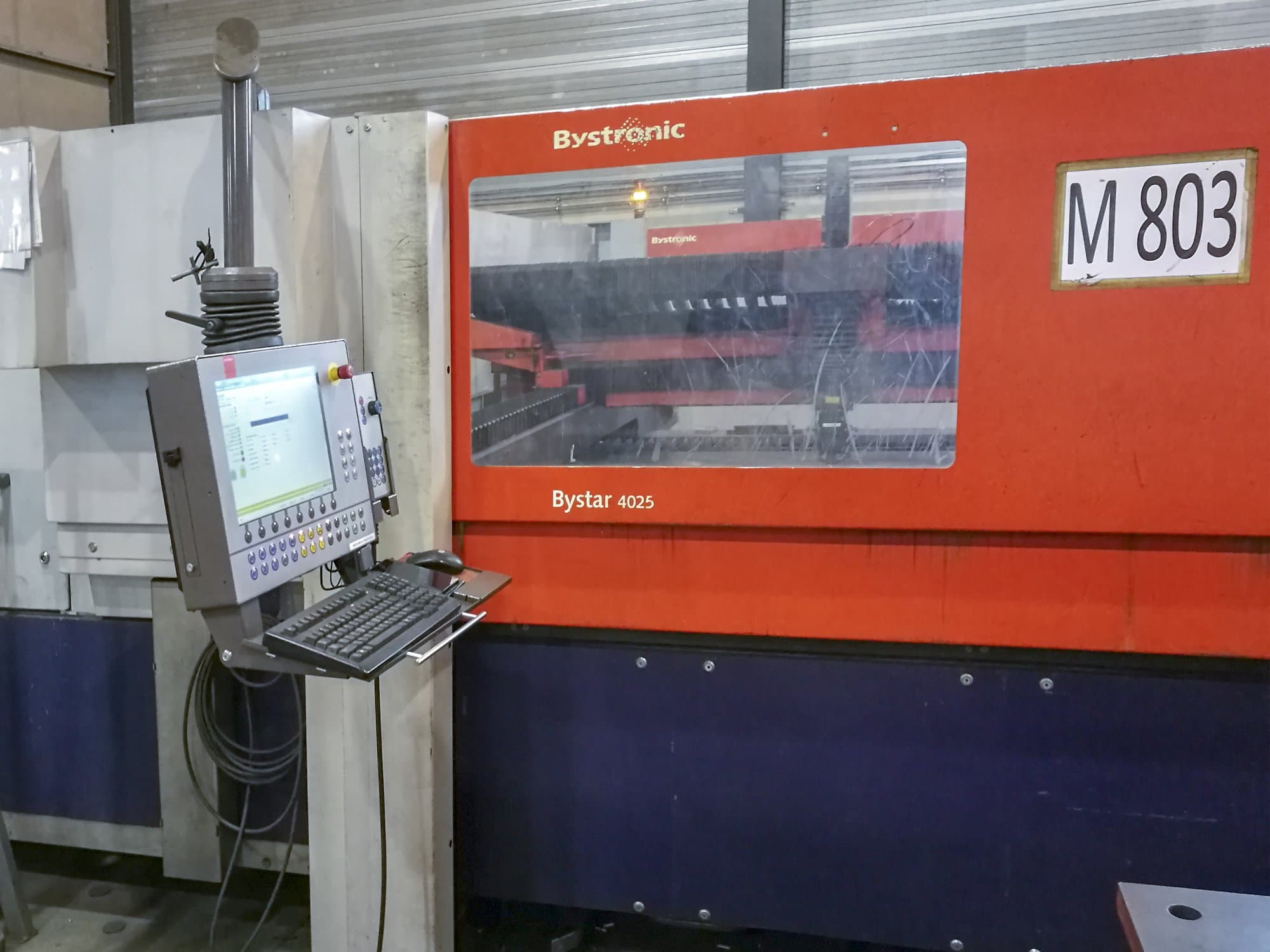 Front view of Bystronic Bystar 4025 NT 80 Machine