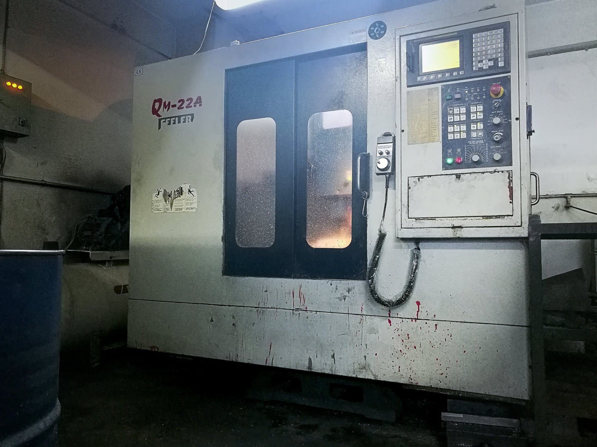 Front view of Feeler QM-22A machine