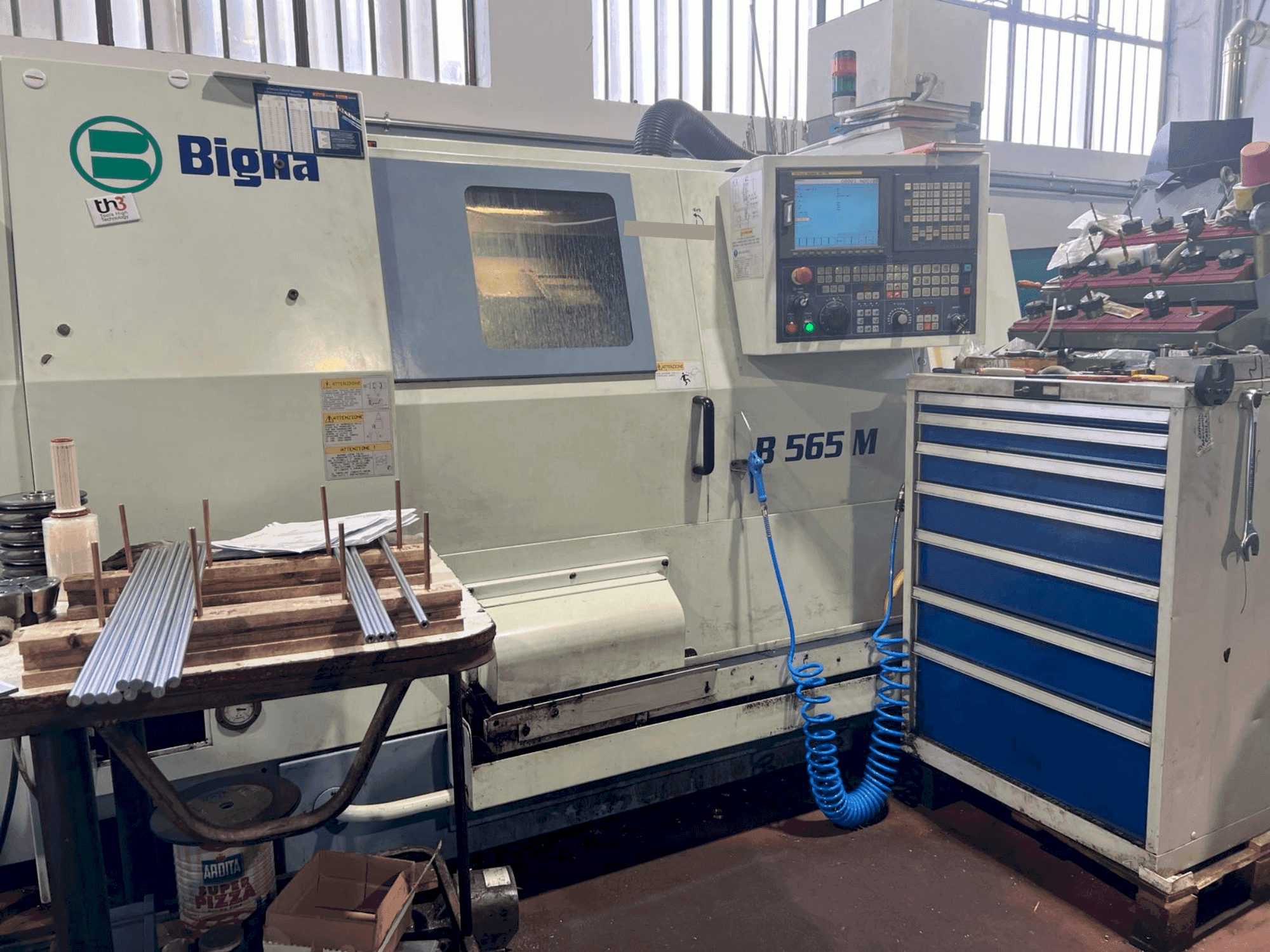 Front view of Biglia B565M machine