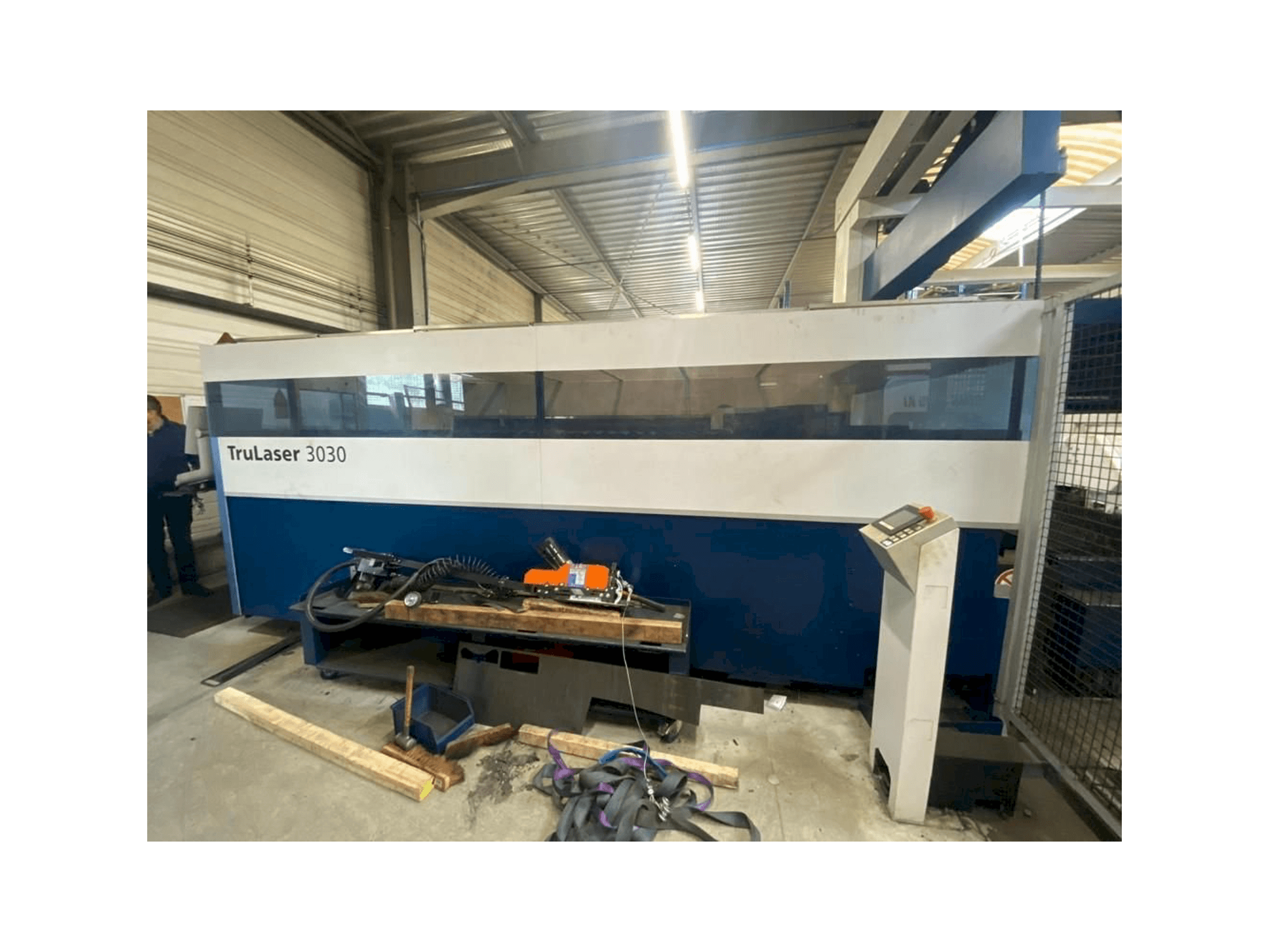 Front view of Trumpf Trulaser 3030 L20 machine