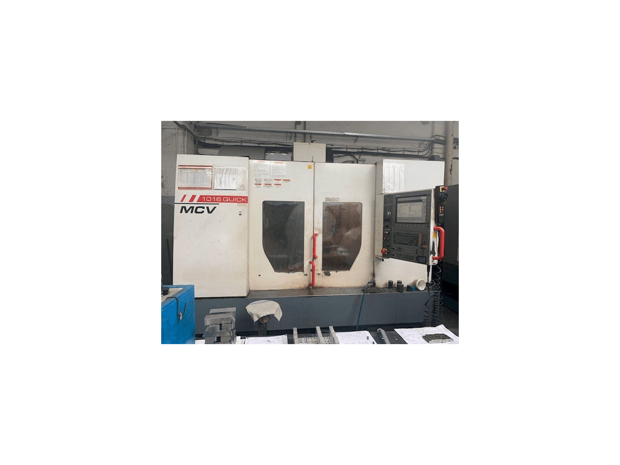 Front view of KOVOSVIT MAS MCV 1016 Quick machine