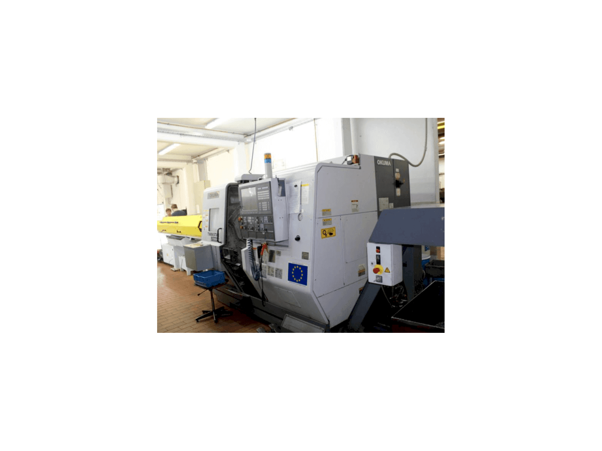 Front view of Okuma TWIN STAR LT200-M machine