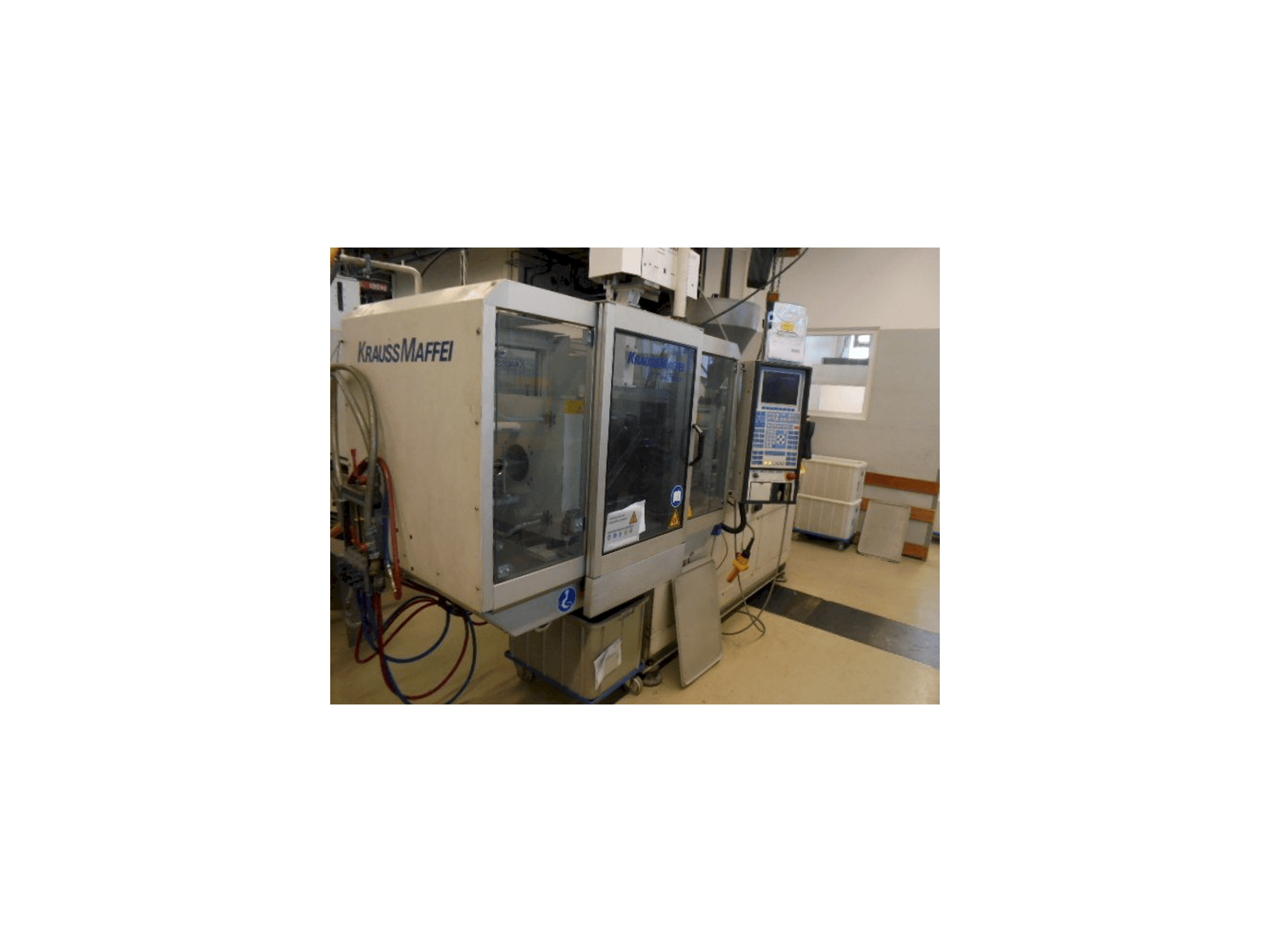 Front view of Krauss Maffei KM 50-220-C2 machine