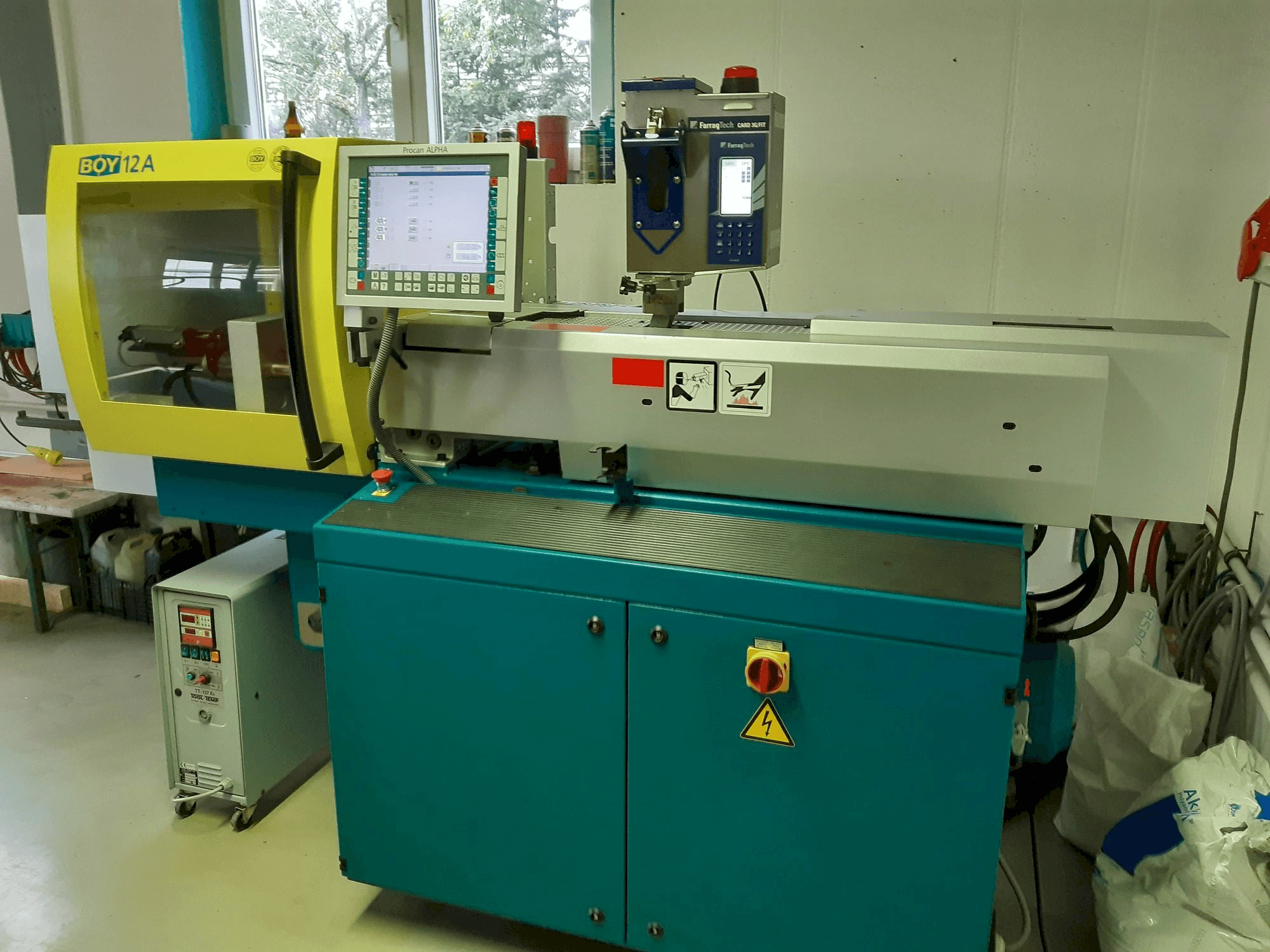 Front view of BOY 12A machine