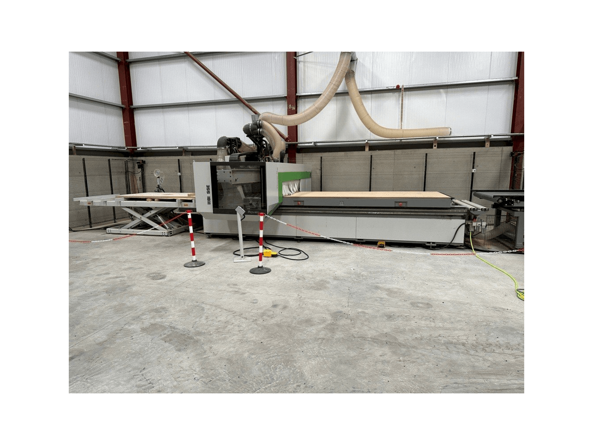 Front view of BIESSE machine